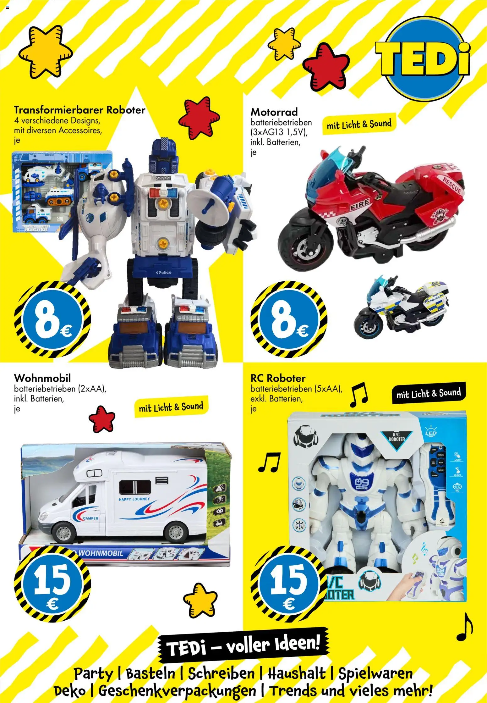TEDi Prospekt – gültig ab 23.10.2026 | Seite: 11 | Produkte: Roboter