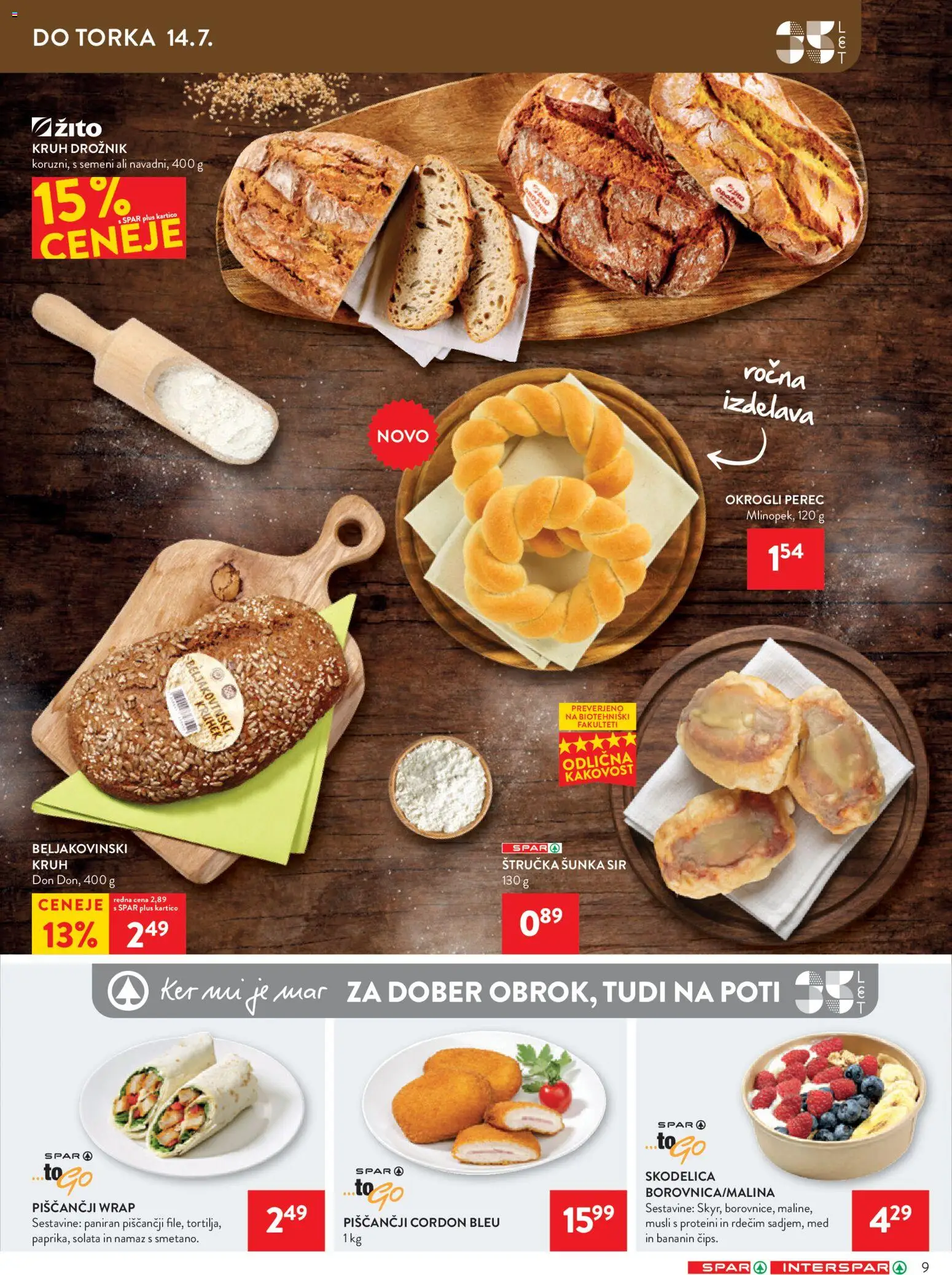 Novi Spar katalog ponudbe – veljaven od 08.07.2026 | Stran: 9