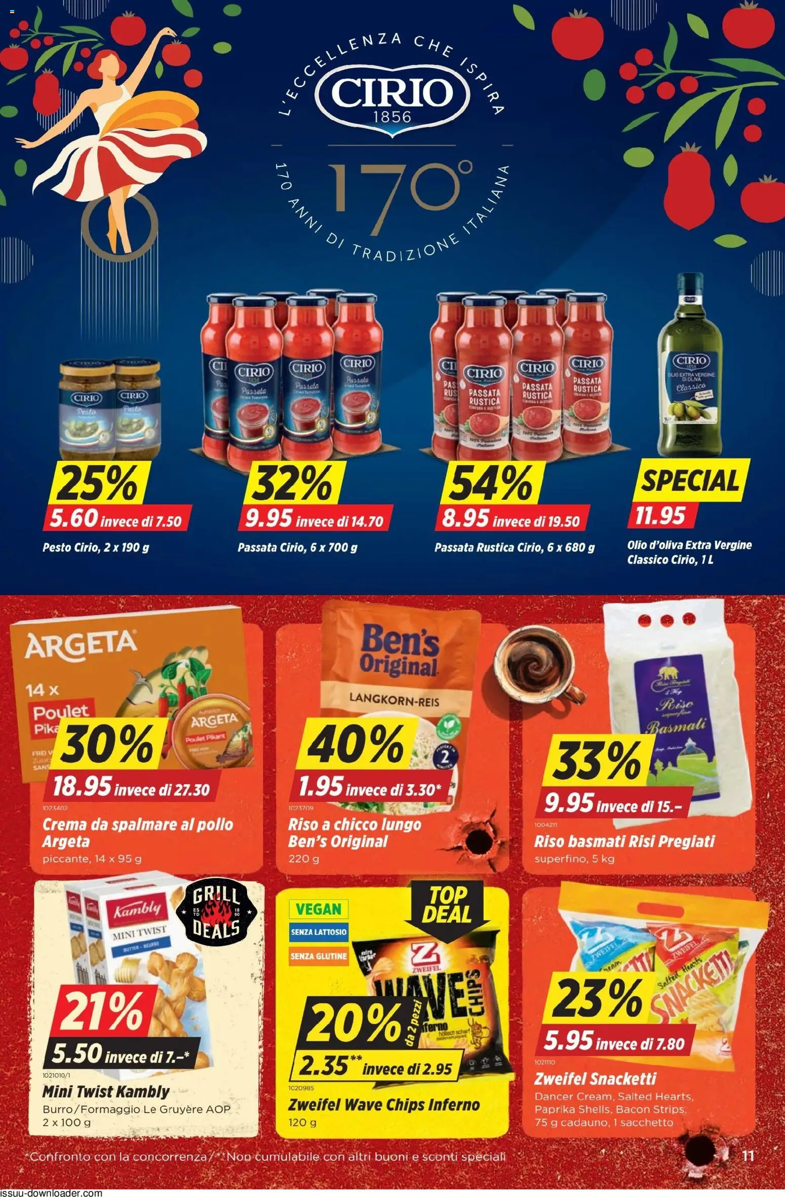 Denner aktionen IT – gültig ab 04.06.2026 | Seite: 11 | Produkte: Butter, Chips, Grill