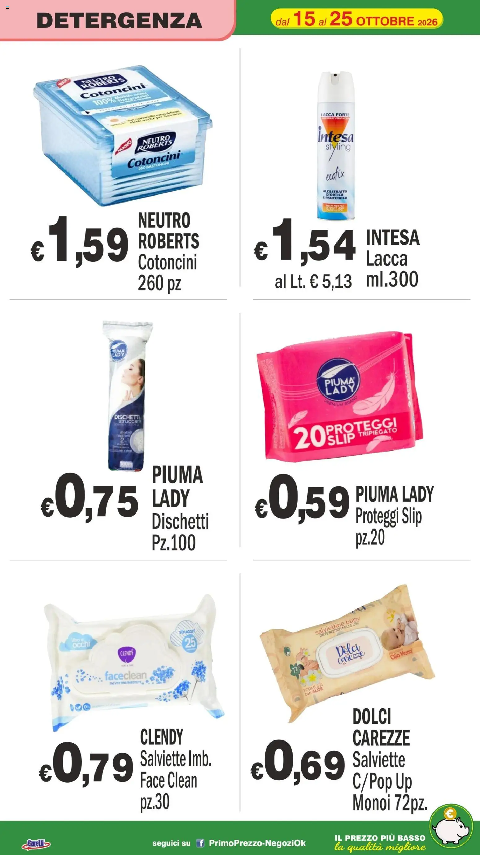 Volantino Primo Prezzo del 15/10/2026 | Pagina: 29