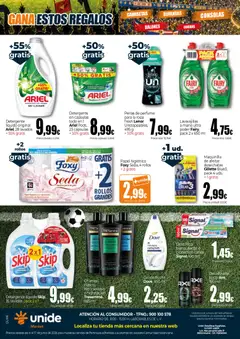 Vista previa Unide folleto válido desde el 04.06.2026 | Página: 8 | Productos: Champú, Gel de ducha, Ropa, Lavavajillas