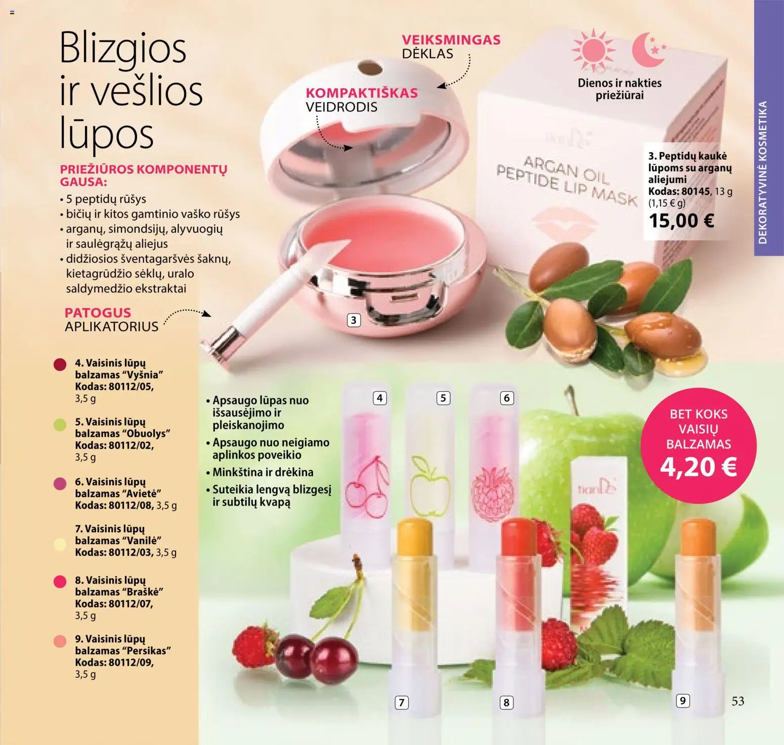TianDe akcijos nuo 2026.02.10 | Puslapis: 53 | Prekių: Balzamas, Aliejus, Dėklas, Vanilė