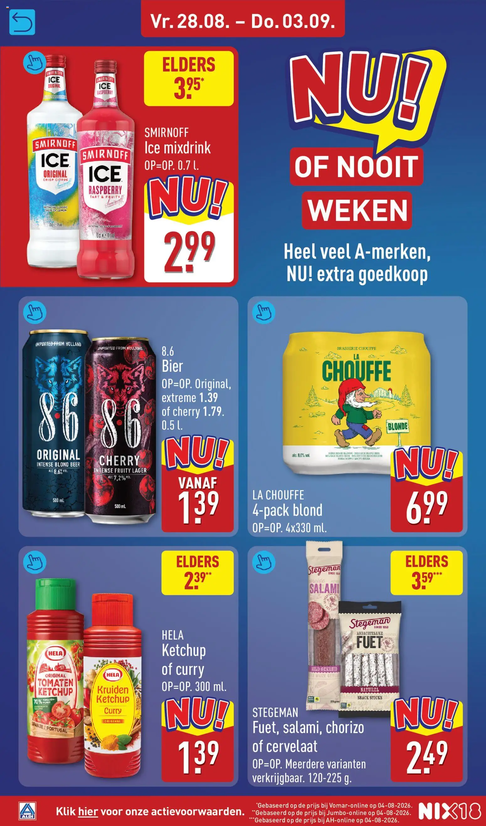 {H1} | Pagina: 64 | Producten: Salami, Ketchup, Kruiden, La