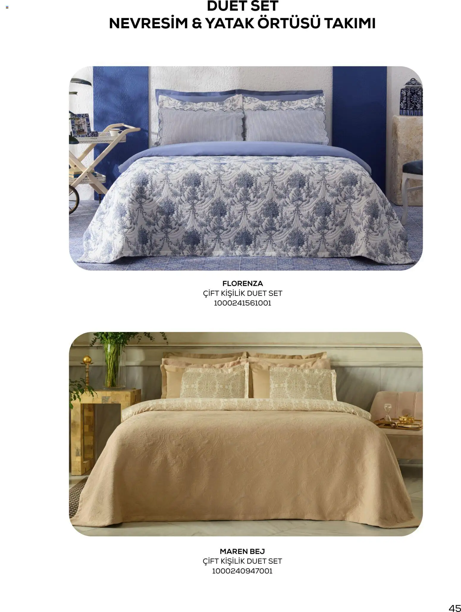 Karaca Home Katalog - 01.03.2026 tarihinden itibaren geçerlidir | Sayfa: 45 | Ürünler: Yatak, Nevresim, Yatak örtüsü
