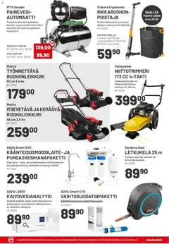 Motonet-mainoslehti voimassa 15/06/2026 alkaen | Sivu: 13 | Tuotteet: Ruohonleikkuri
