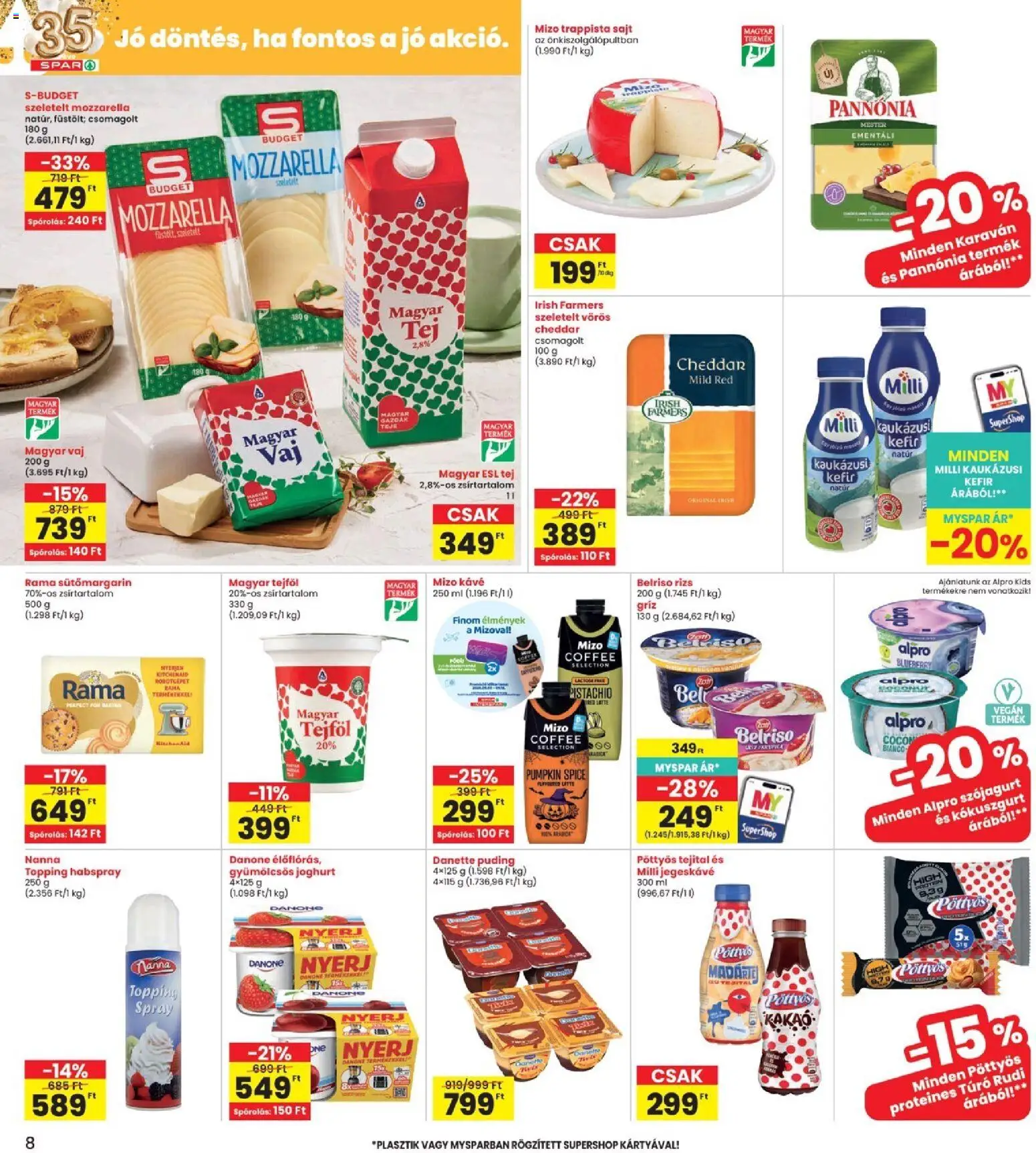 Interspar akciós ujság - amely érvényes a következő dátumtól: 2026.09.10. | Oldal: 8