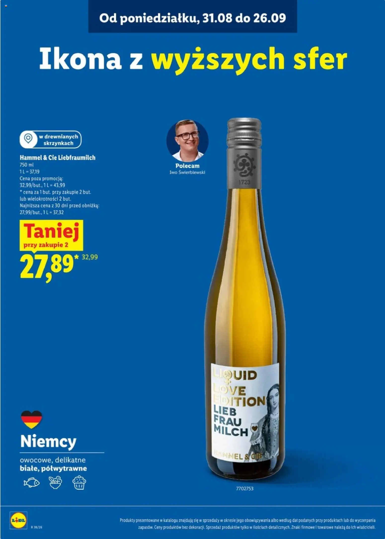Lidl Katalog karta win od 31.08.2026 | Strona: 9 | Produkty: Liebfraumilch