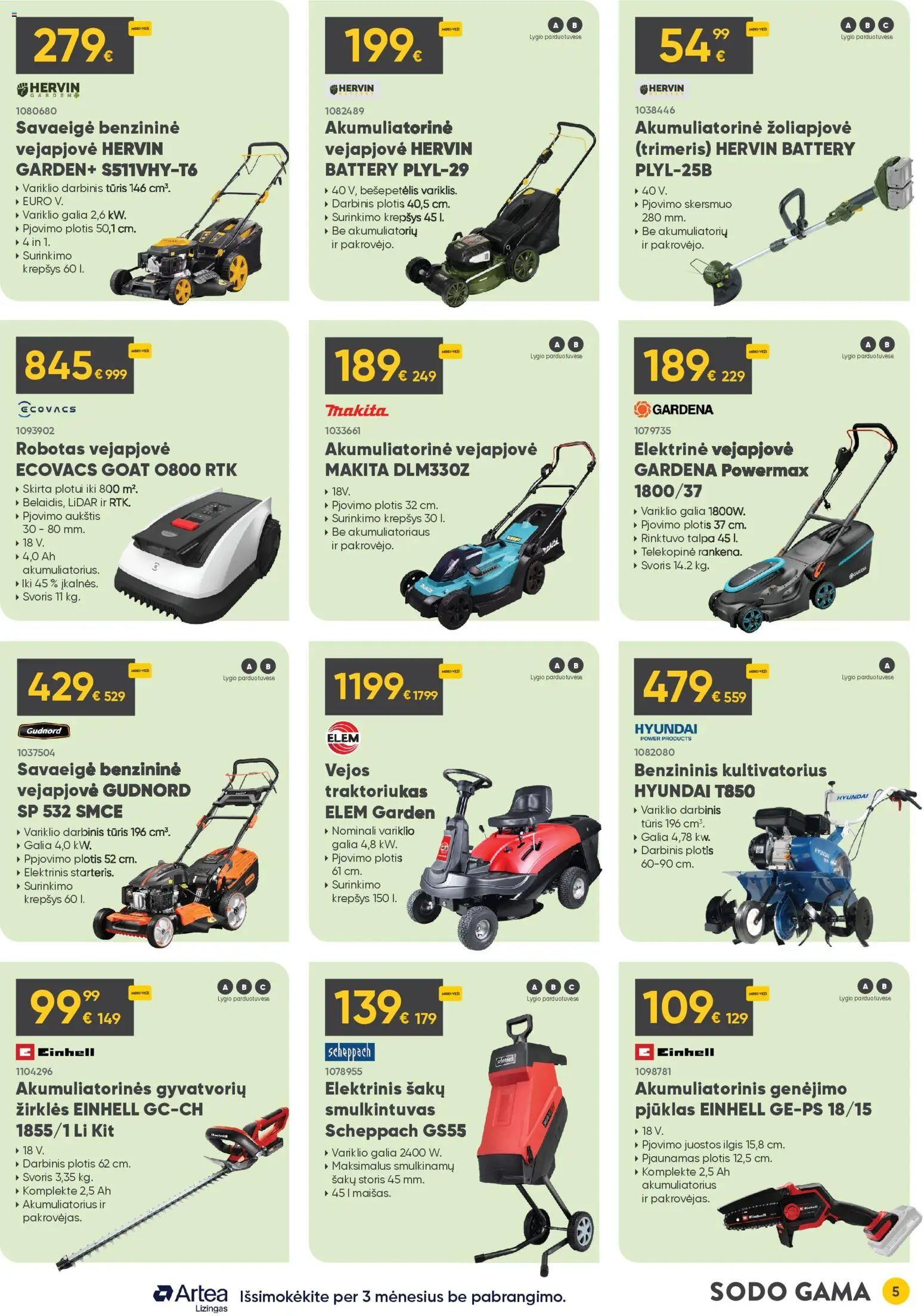 MOKI VEŽI akcijos nuo 2026.04.02 | Puslapis: 5 | Prekių: Robotas, Krepšys, Smulkintuvas, Akumuliatorius