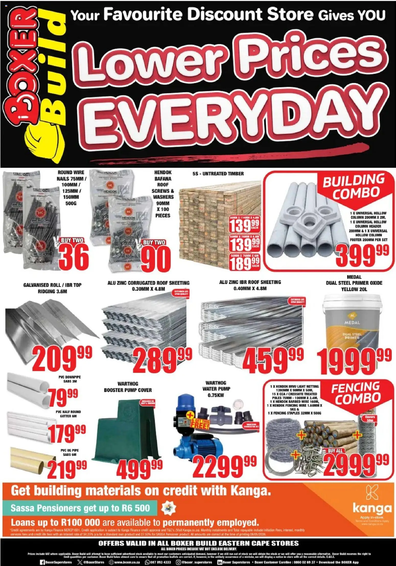 New Boxer catalogue – valid from 25.05.2026 | Page: 4 | Products: Primer, Cover, Pipe, Stock