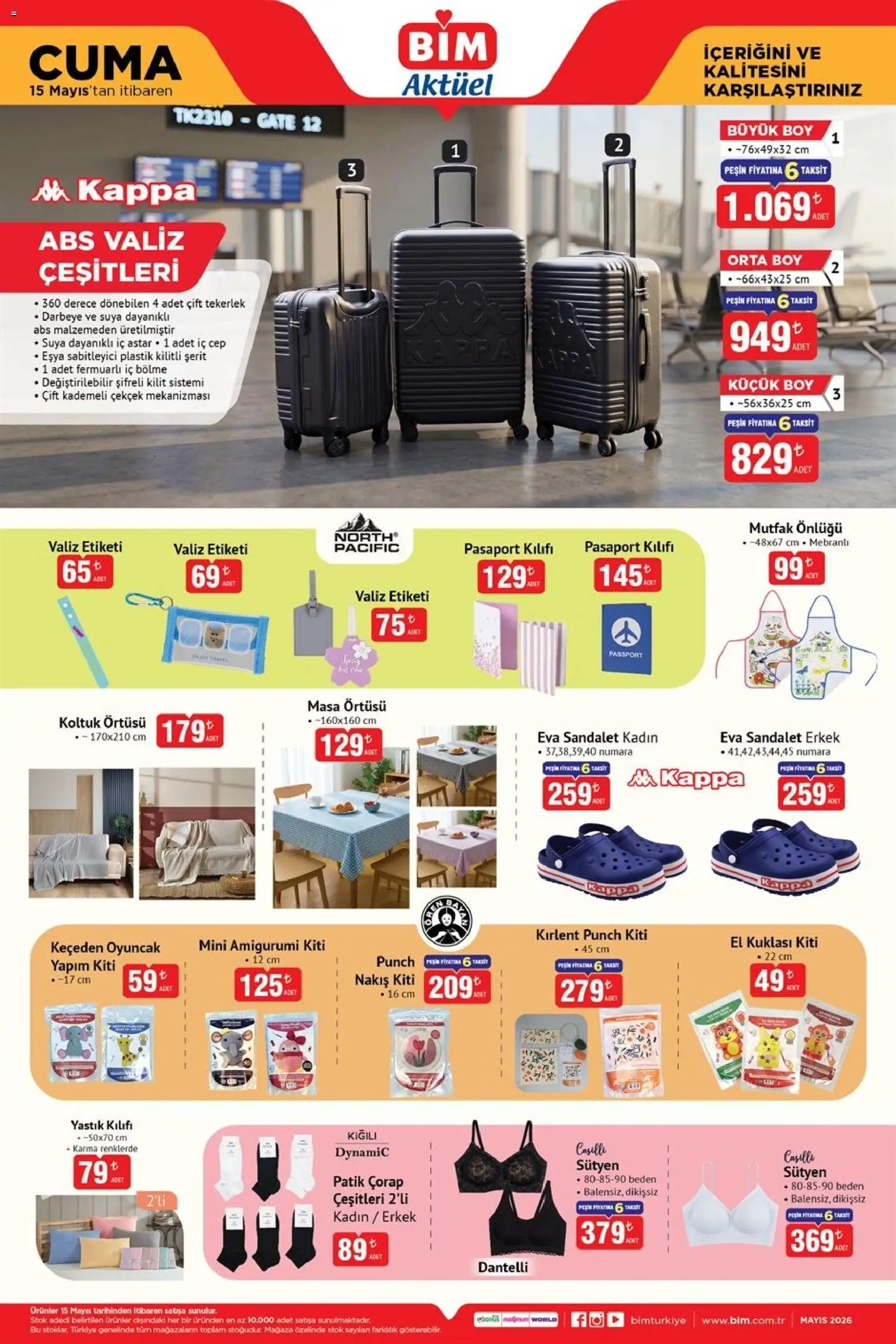 BİM - Katalog Cuma - 15.05.2026 tarihinden itibaren geçerlidir | Sayfa: 6
