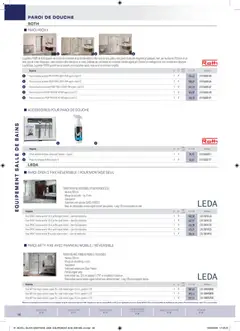 Rexel - Prévisualisation de Rexel - Brochure Sanitaire valide à partir de 20/04/2026 | Page: 38 | Produits: Meuble, Raclette, Lavabo, Baignoire