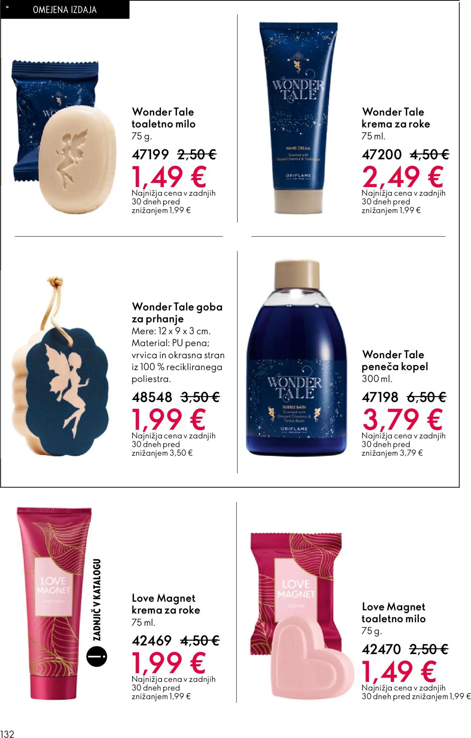 Novi Oriflame katalog ponudbe – veljaven od 03.06.2026 | Stran: 132 | Izdelki: Peneča kopel, Krema, Milo, Goba