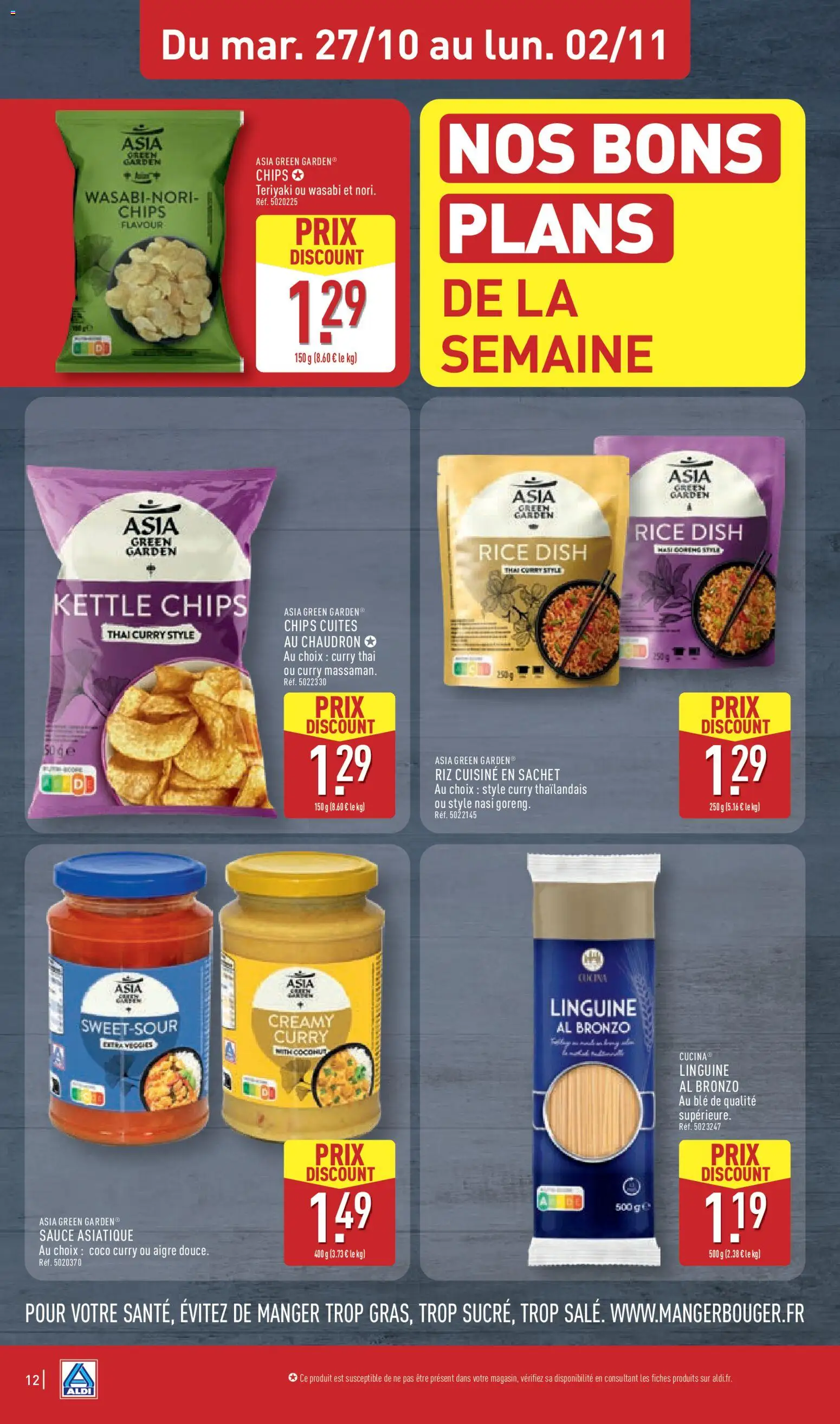 {H1} | Page: 14 | Produits: Curry, Blé, Riz, Chips