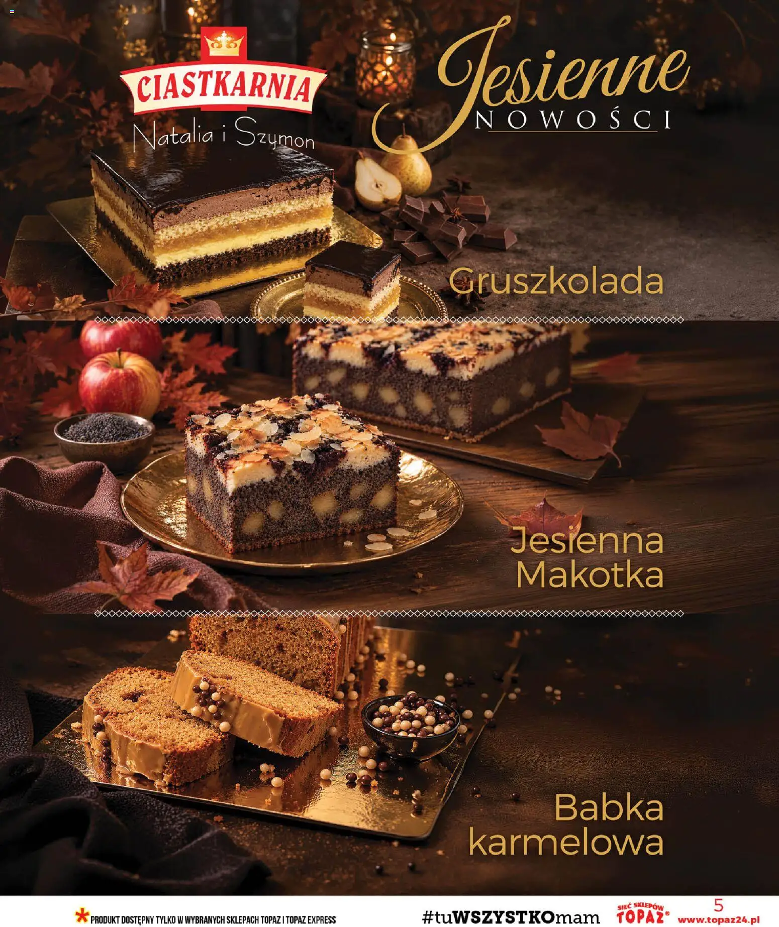 Topaz gazetka - MAZ od 15.10.2026 | Strona: 5 | Produkty: Babka