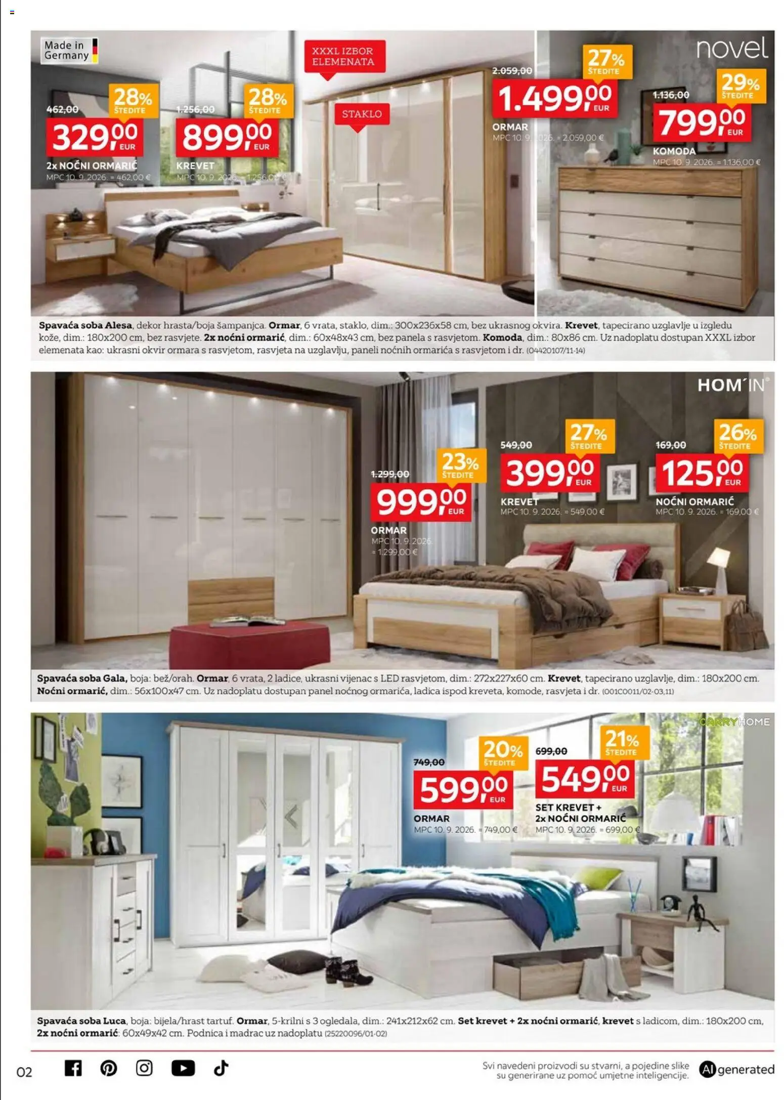Lesnina katalog | vrijedi od 01.10.2026 | Stranica: 2