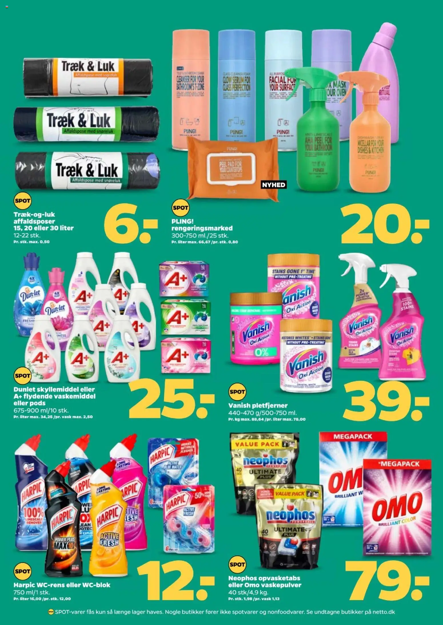 Netto tilbudsavis – gyldig fra 12/09/2026 | Side: 22 | Produkter: Vaskepulver, Skyllemiddel, Pletfjerner