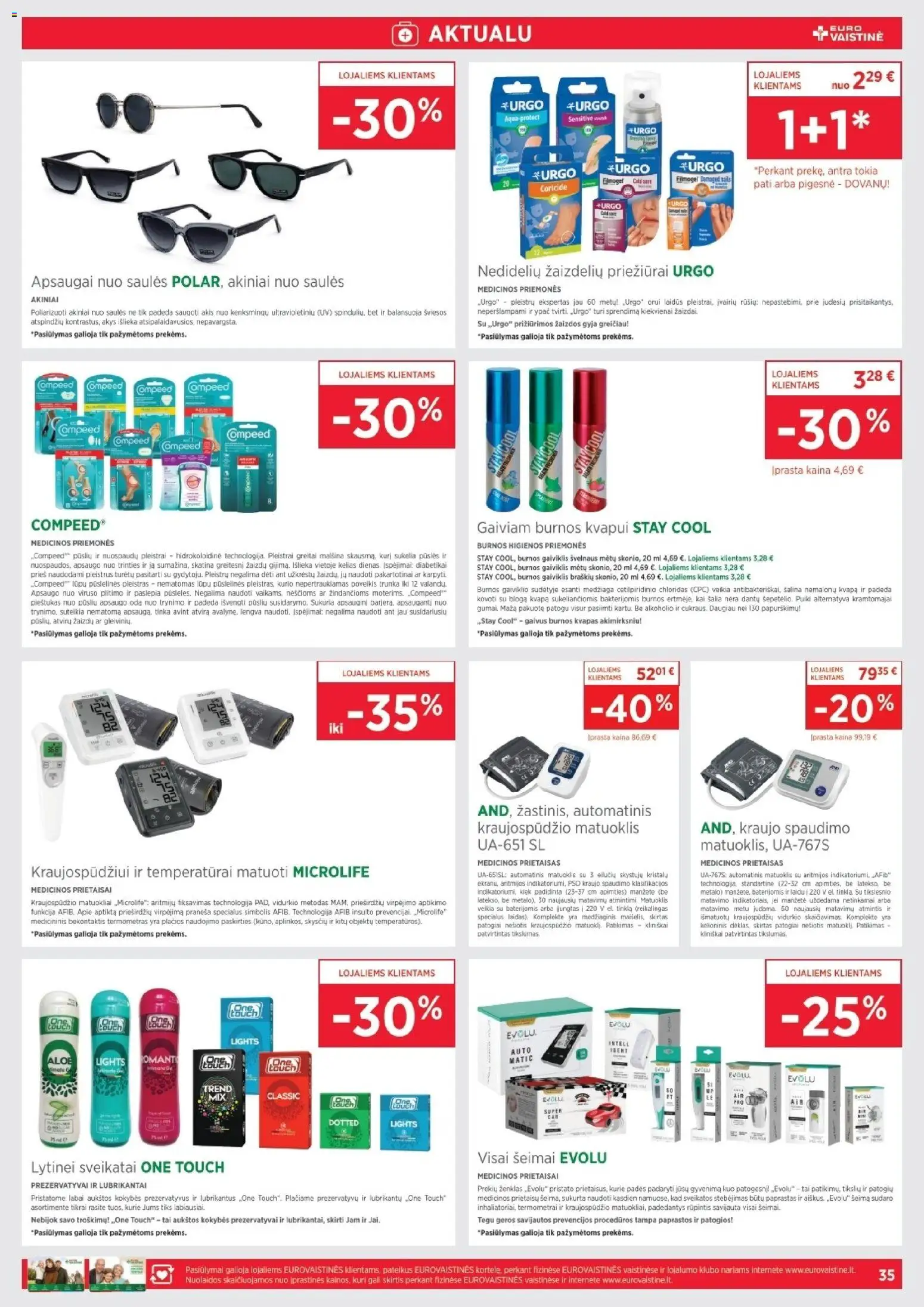 EUROVAISTINĖ akcijos nuo 01.05.2026 | Puslapis: 35 | Prekių: Akiniai nuo saulės, Kvapas, Akiniai, Termometras