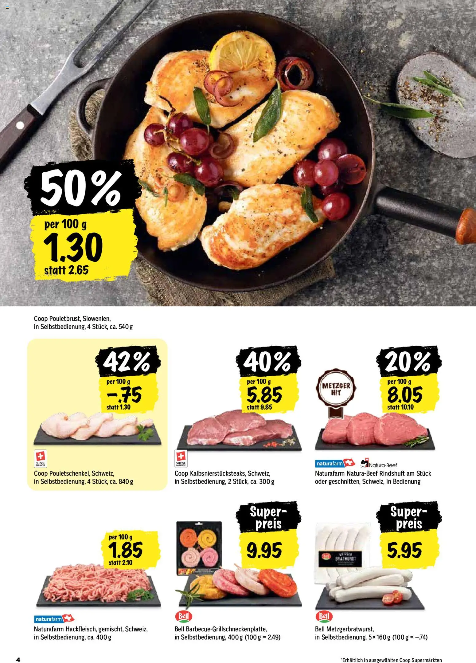 Coop aktionen – gültig ab 13.08.2026 | Seite: 4 | Produkte: Grill