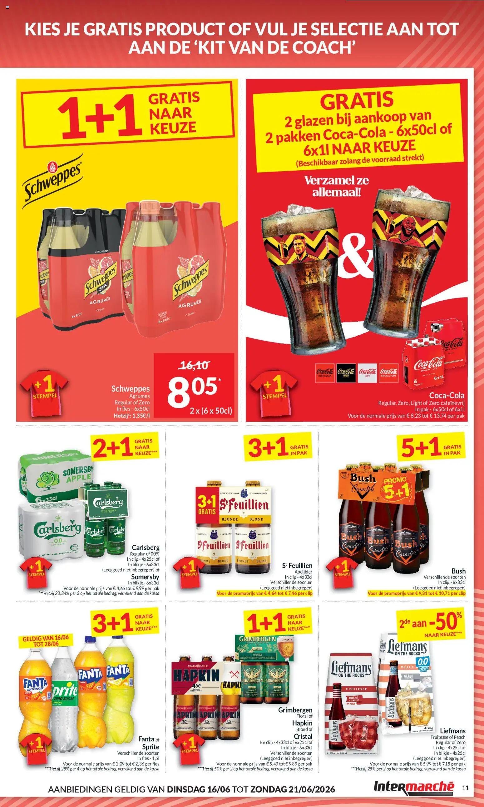 {H1} | Pagina: 11 | Producten: Fles, Coca Cola, Fanta, Sprite