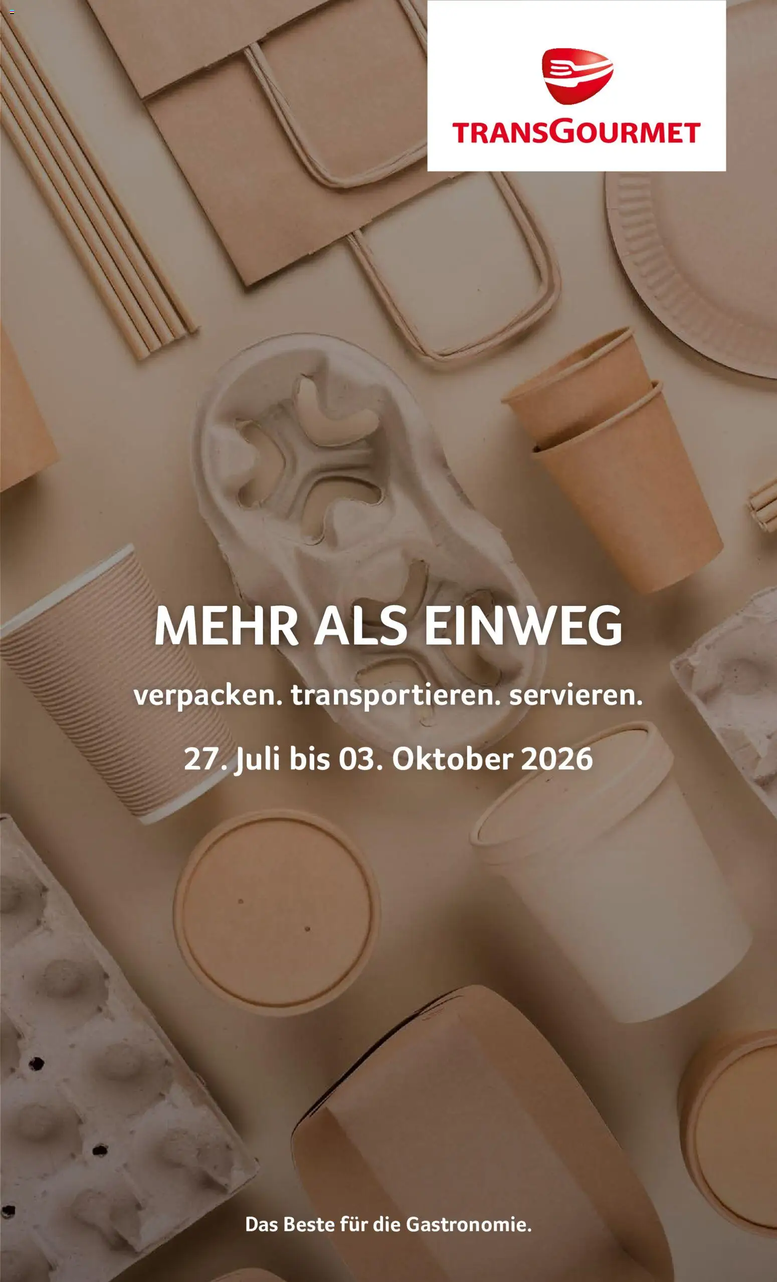 Transgourmet  Mehr als Einweg gültig ab 26.07.2026 | Seite: 1