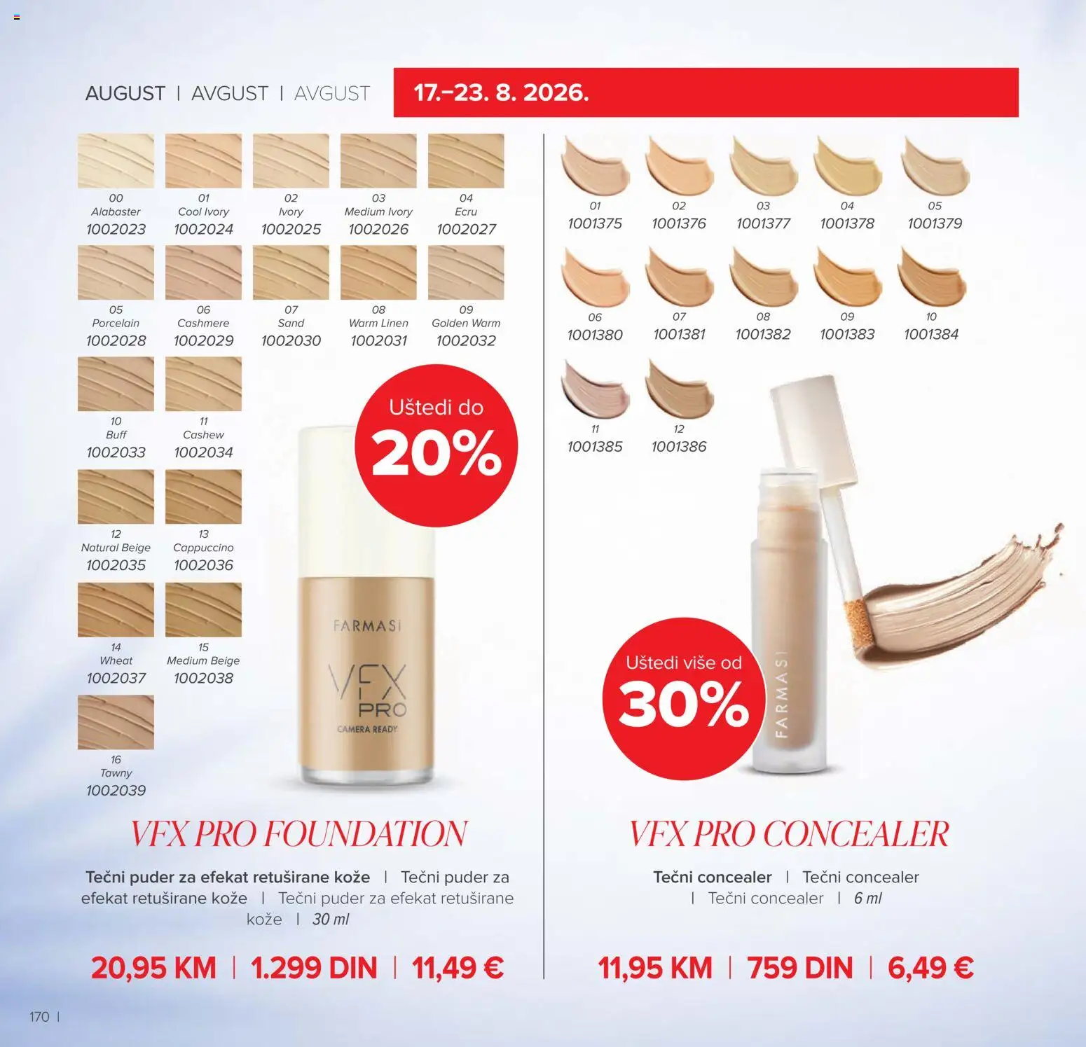 Farmasi katalog - važi od 01.07.2026 | Strana: 170