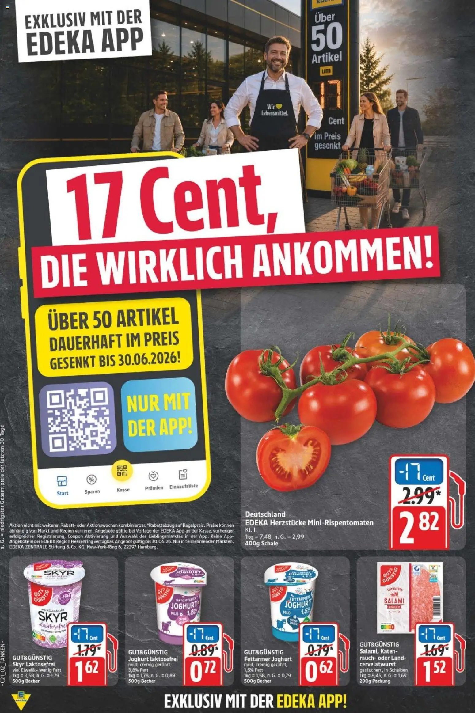 E center Prospekt 	 – gültig ab 18.05.2026 | Seite: 2 | Produkte: Joghurt, Skyr, Salami