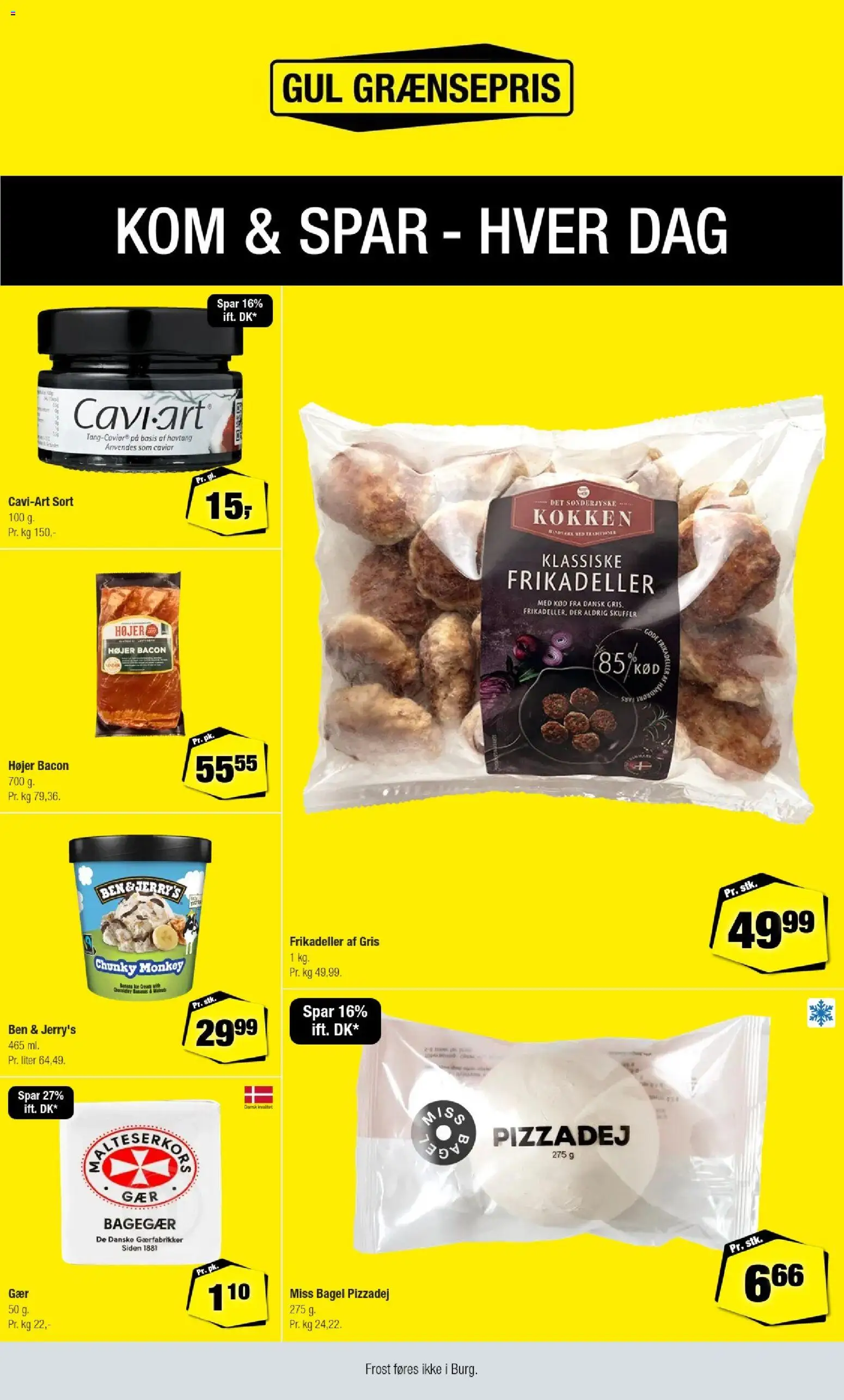 Calle tilbudsavis – gyldig fra 21/10/2026 | Side: 2 | Produkter: Pizzadej, Frikadeller, Bacon, Søm