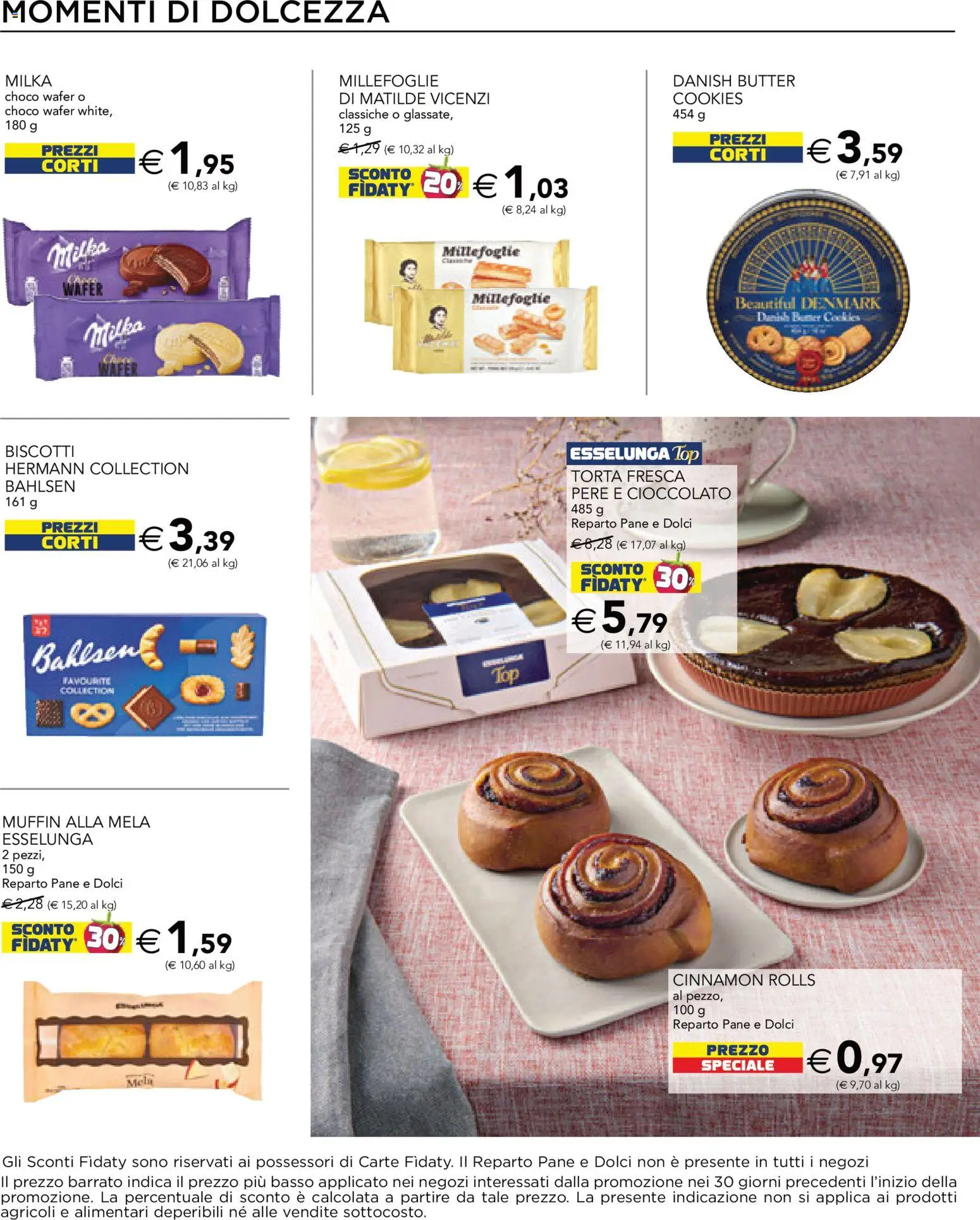 Volantino Esselunga S del 24/09/2026 | Pagina: 16 | Prodotti: Pane, Pere, Top, Basso