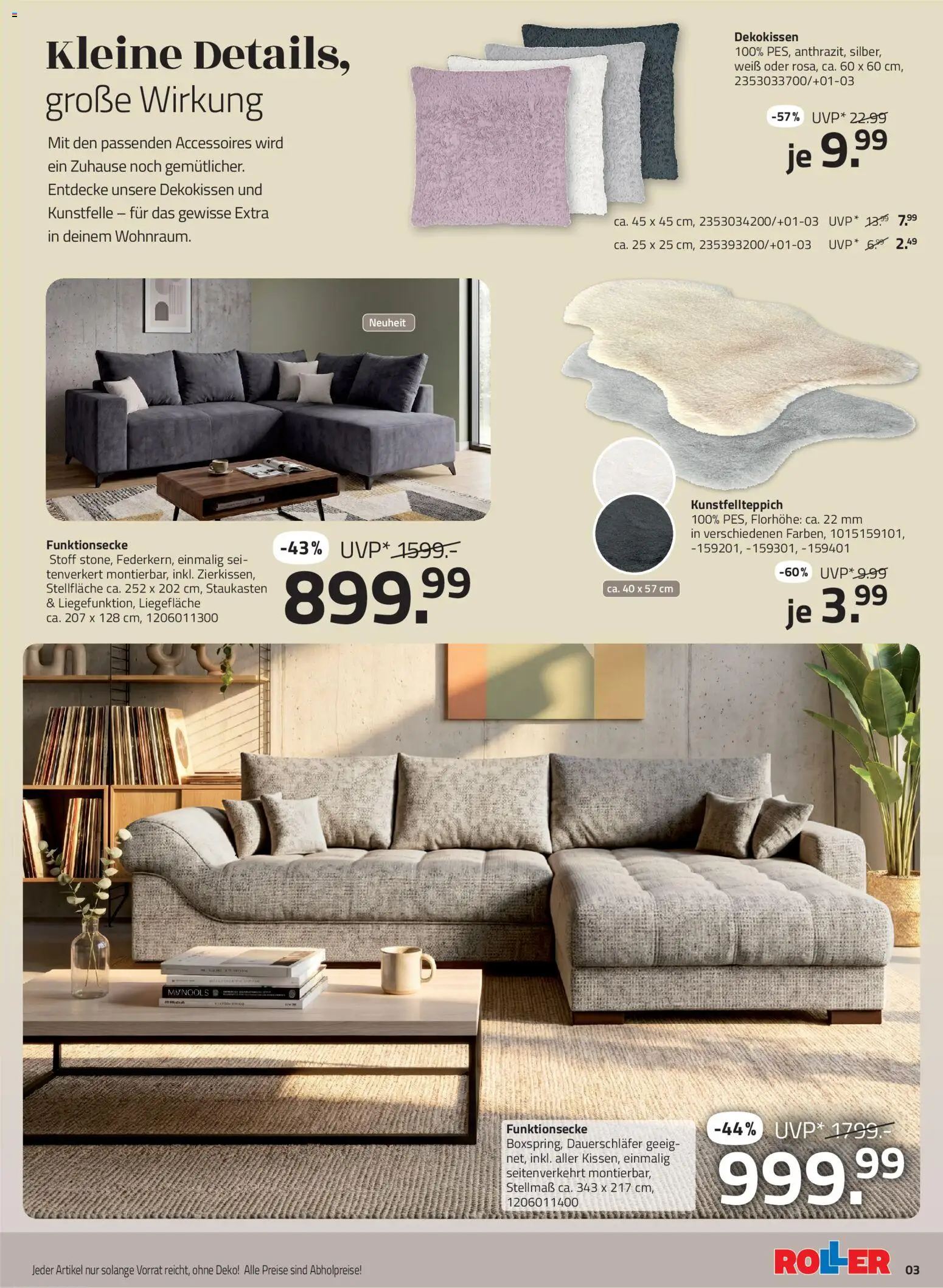 Roller Wohnzimmer Katalog – gültig ab 28.06.2026 | Seite: 3