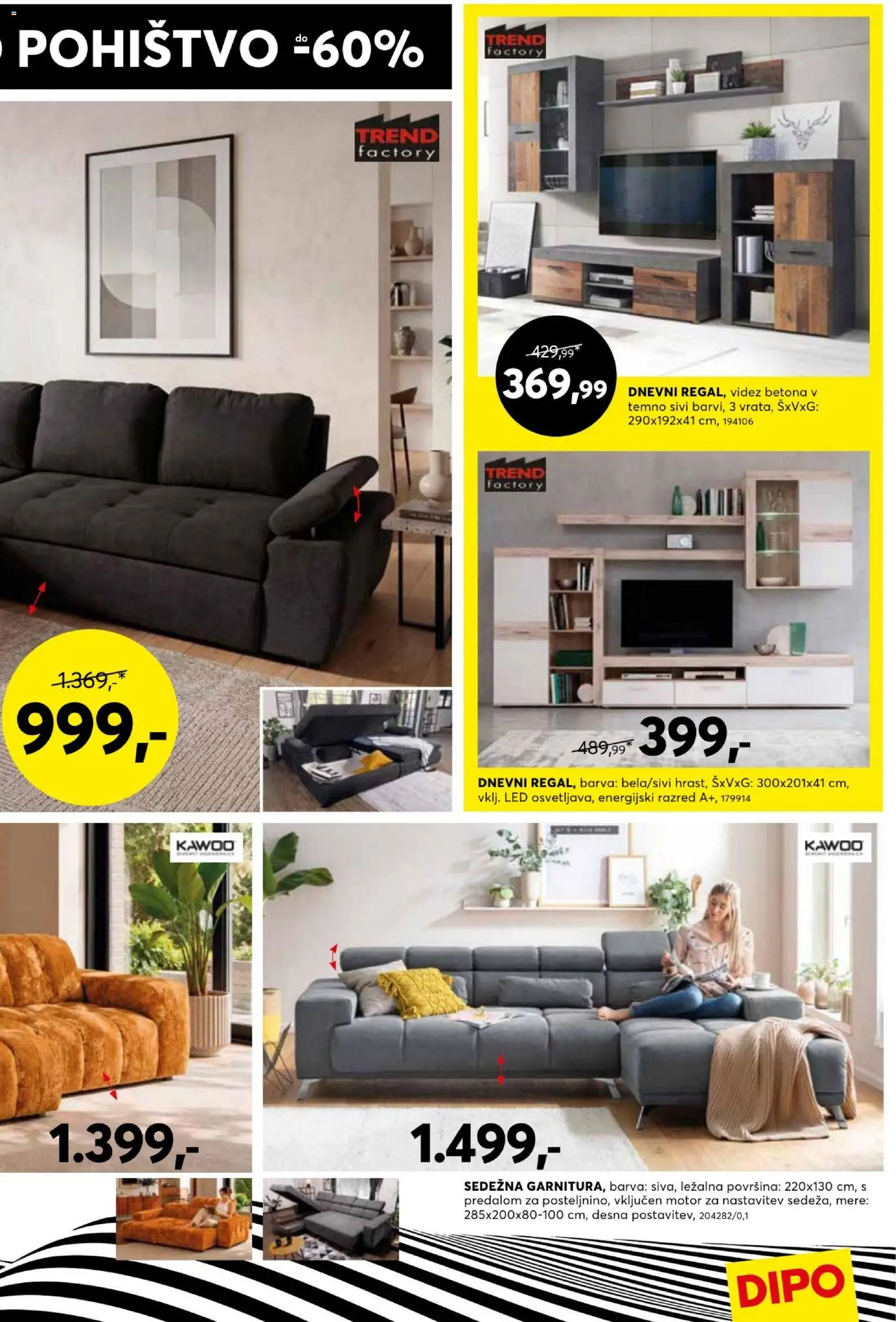 Novi Dipo katalog ponudbe – veljaven od 23.09.2026 | Stran: 17 | Izdelki: Pohištvo, Barva