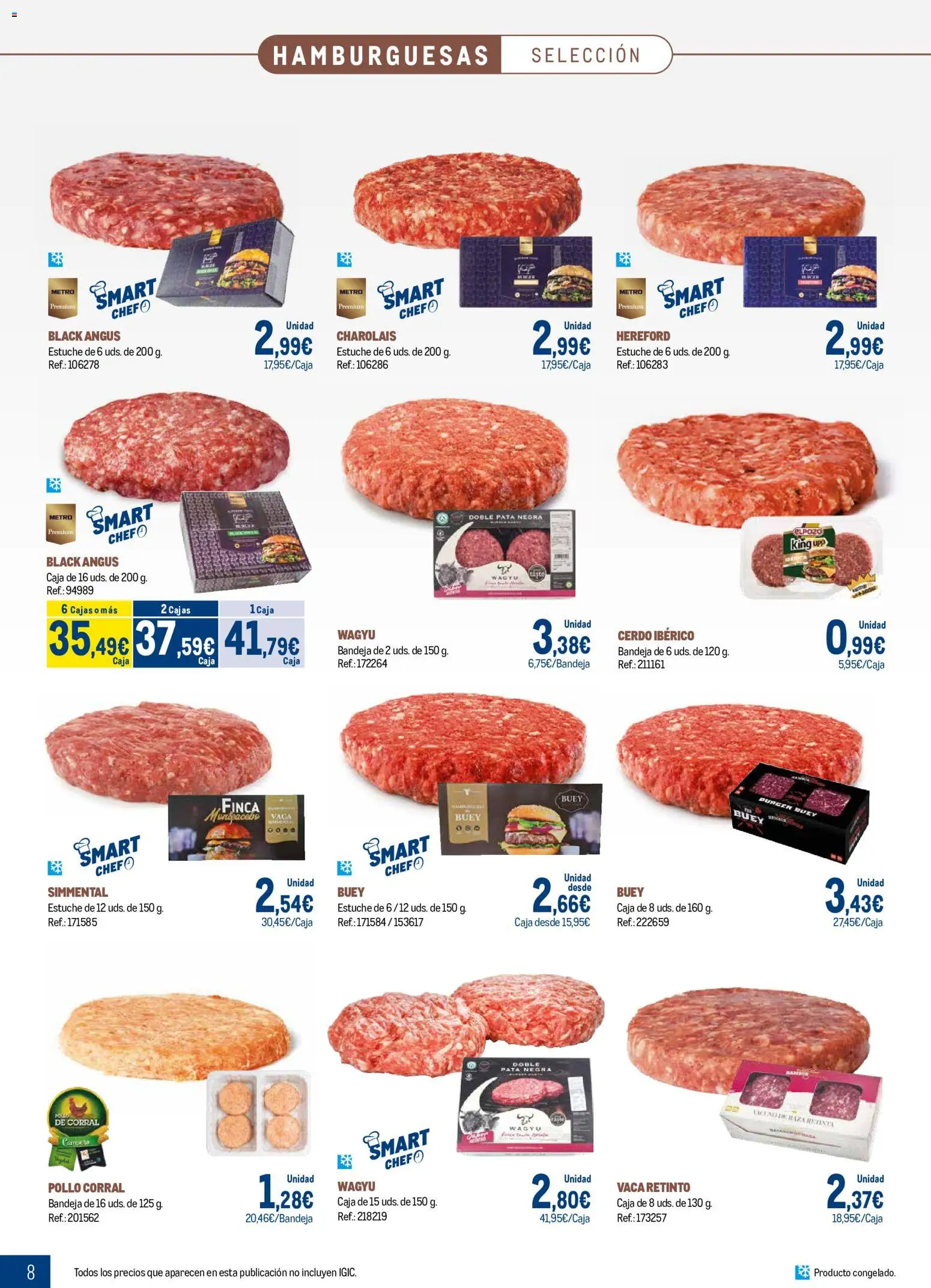 Makro Expertos en carnes Canarias │ válido desde el 01.06.2026 | Página: 8 | Productos: Cerdo, Bandeja, Caja