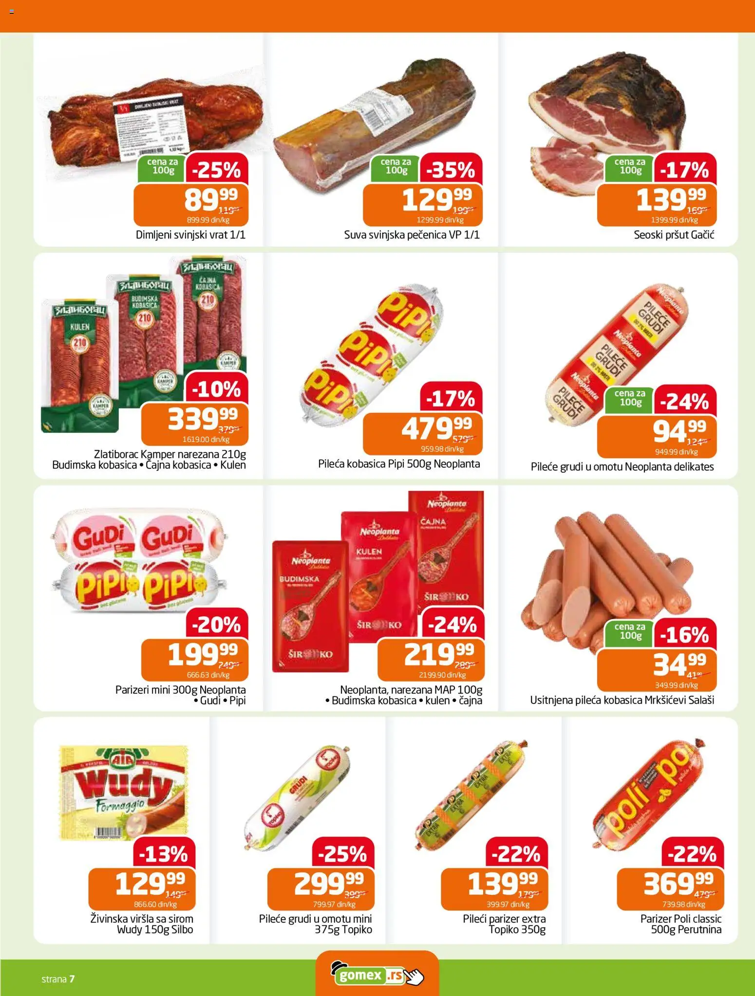 Gomex katalog - važi od 05.08.2026 | Strana: 7