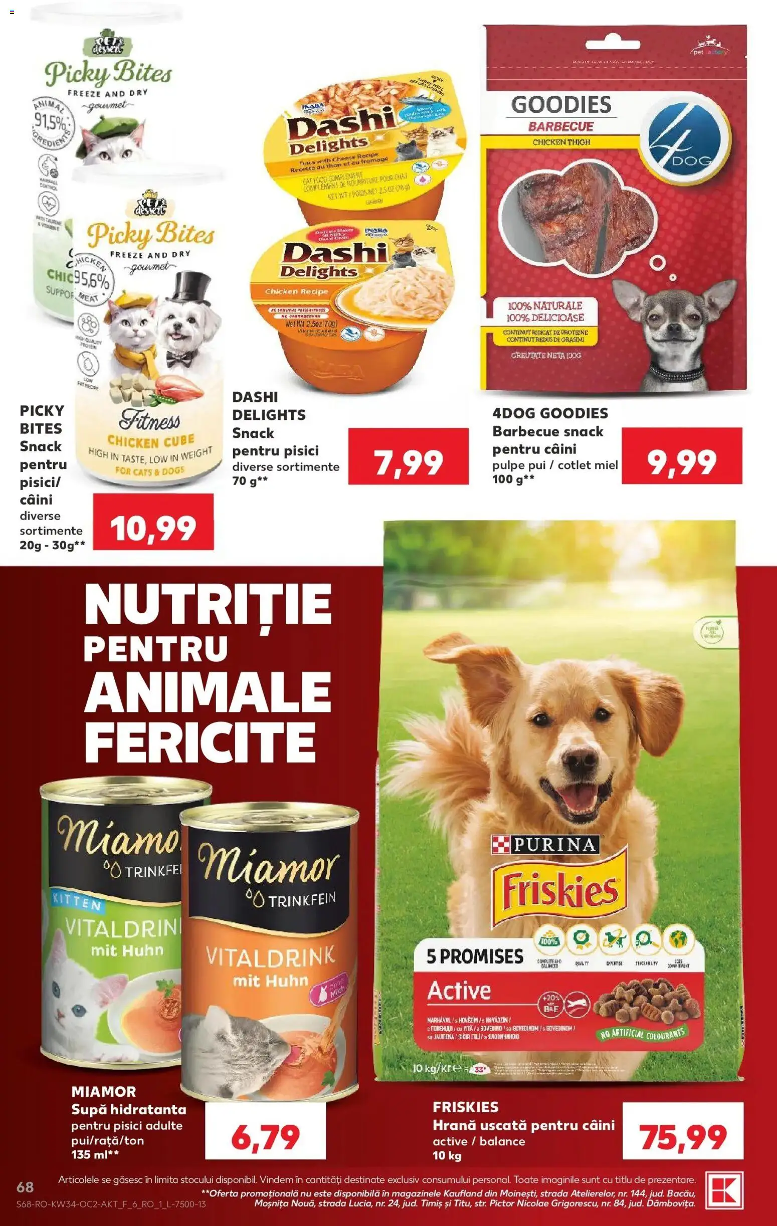 Kaufland Viseu de Sus 19.08.2026 - Revista si Oferta | Pagină: 68 | Produse: Proteine, Cotlet, Active, Pui