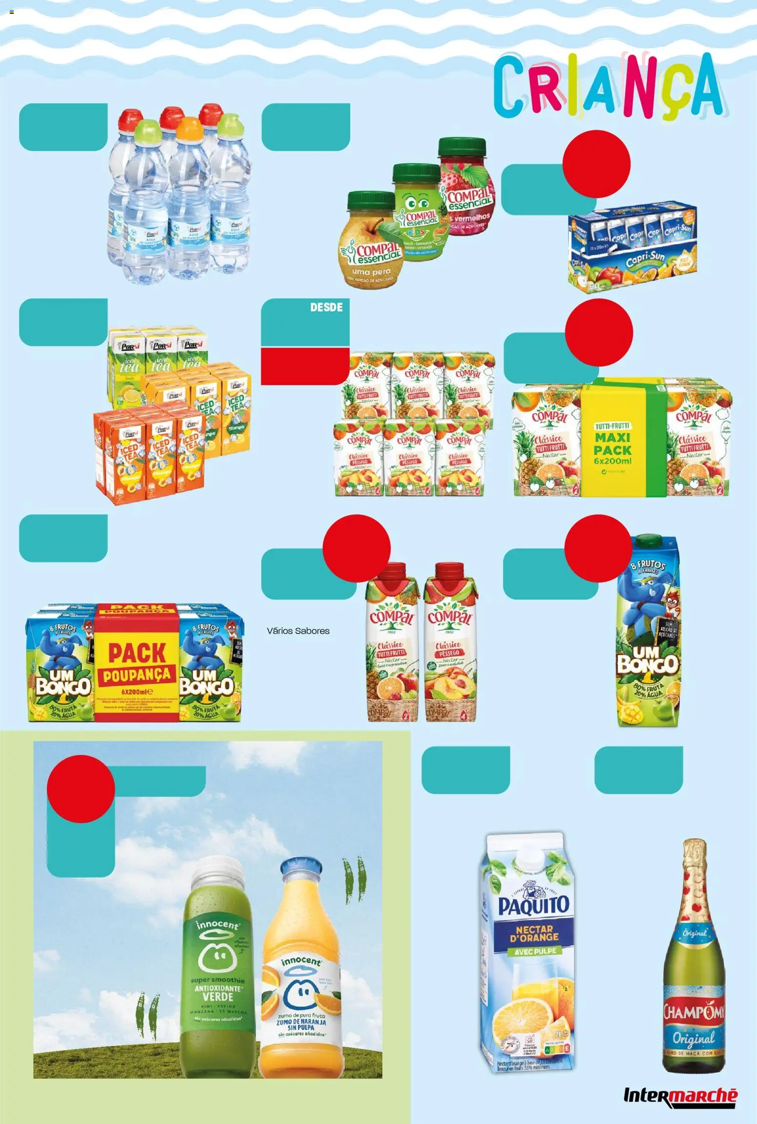 Intermarché folheto │ válido de 28.05.2026 | Página: 44 | Produtos: Agua, Banana, Base, Matcha