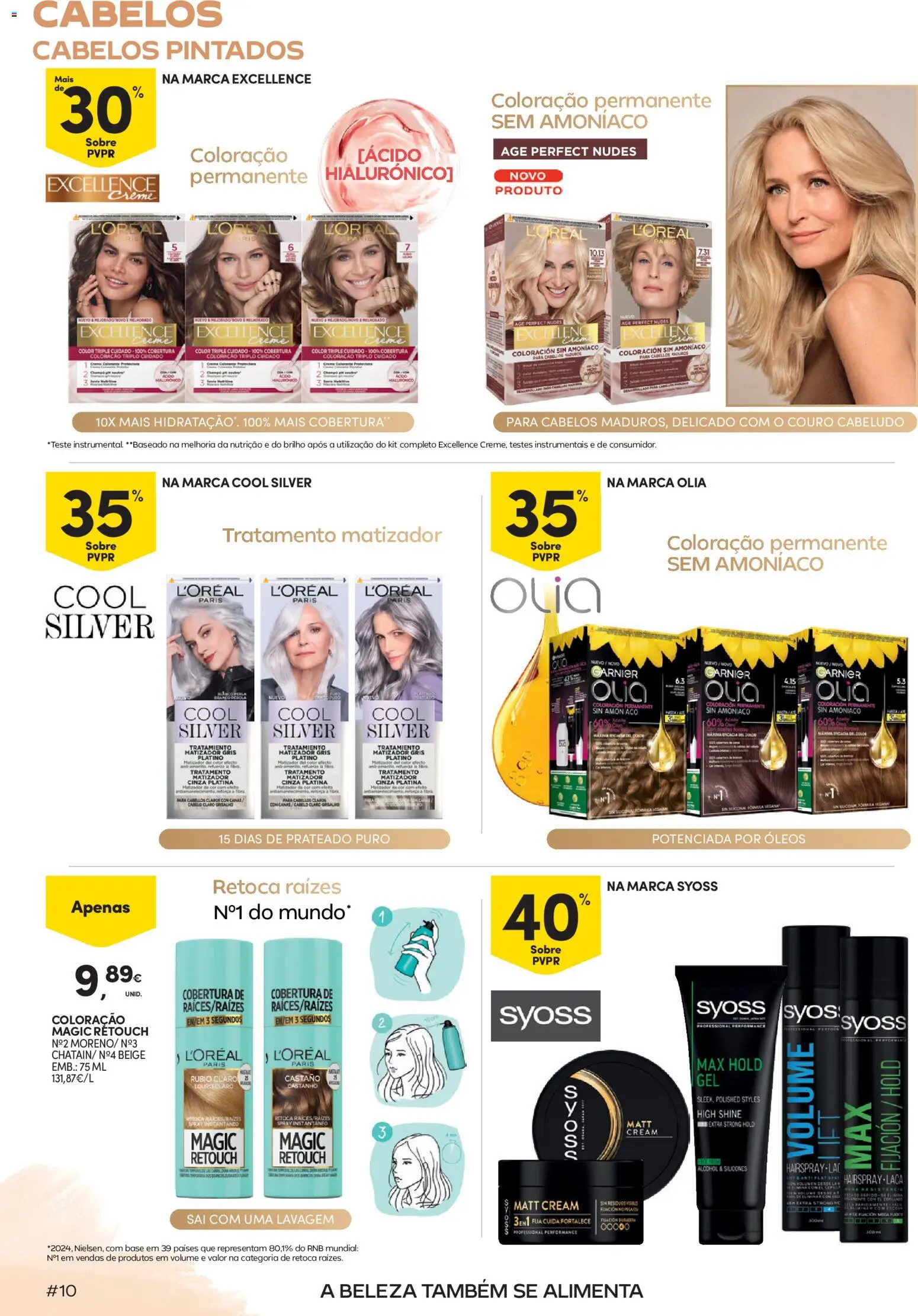Continente Beleza Ingredientes para uma beleza sem idade │ válido de 22/09/2026 | Página: 10 | Produtos: Louro, Base, Creme