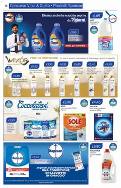 Anteprima del volantino Sirene Blu volantino valido a partire dal 01/07/2026 | Pagina: 10 | Prodotti: Ammorbidente, Smacchiatore, Candeggina, Astuccio
