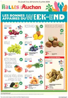 Auchan - Prévisualisation de Auchan les bons plans du week-end dans votre hyper valide à partir de 02/07/2026