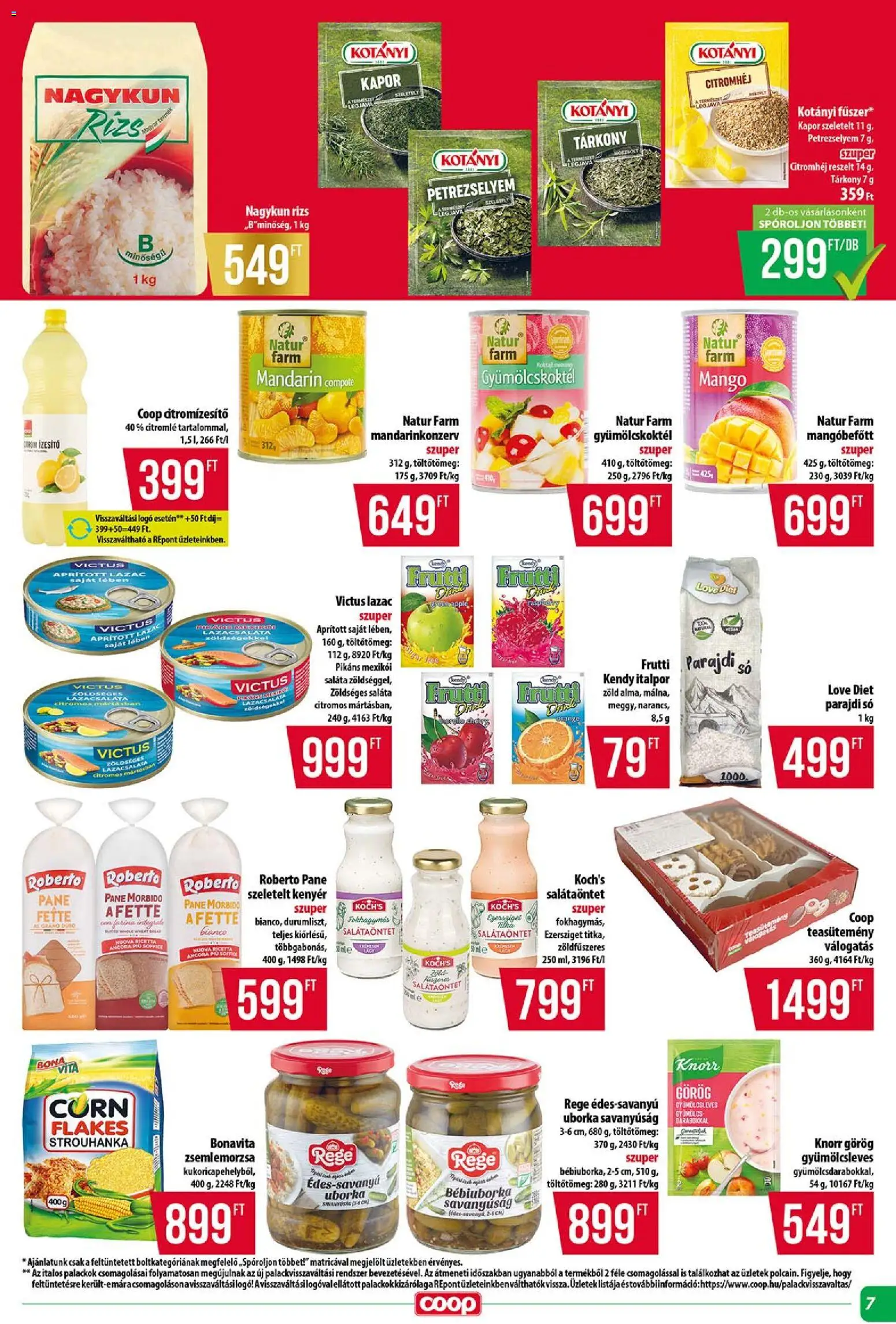 COOP Szolnok akciós ujság - amely érvényes a következő dátumtól: 14.05.2026 | Oldal: 7 | Termékek: Petrezselyem, Gyümölcs, Lazac, Mandarin