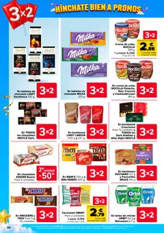 Vista previa Carrefour folleto válido desde el 24/09/2026 | Página: 34 | Productos: Chicles, Snickers, Lindor, Lindt