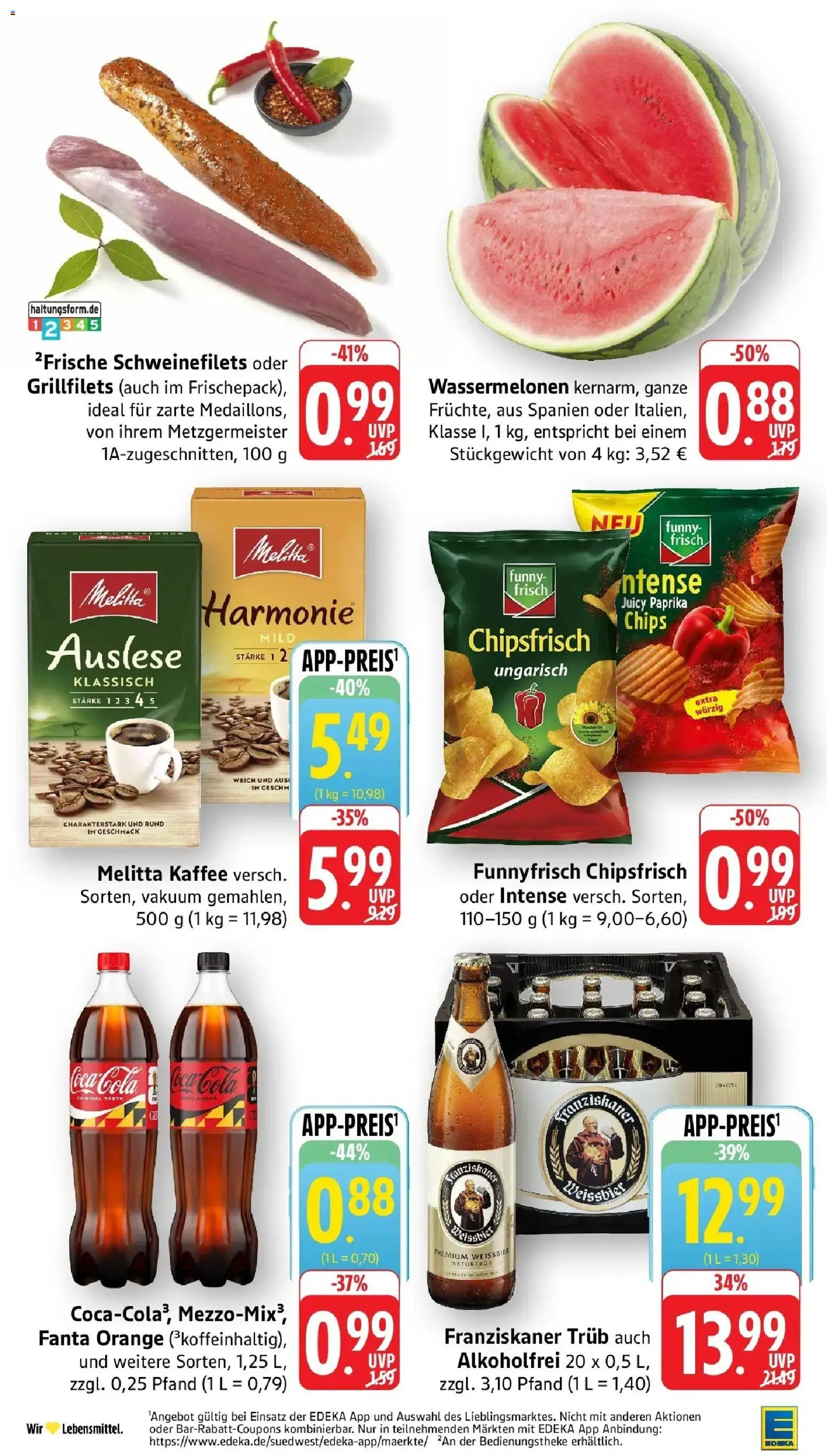 Edeka - EDEKA: Wochenangebote – gültig ab 05.07.2026 | Seite: 2 | Produkte: Melitta kaffee, Coca cola, Cola, Kaffee