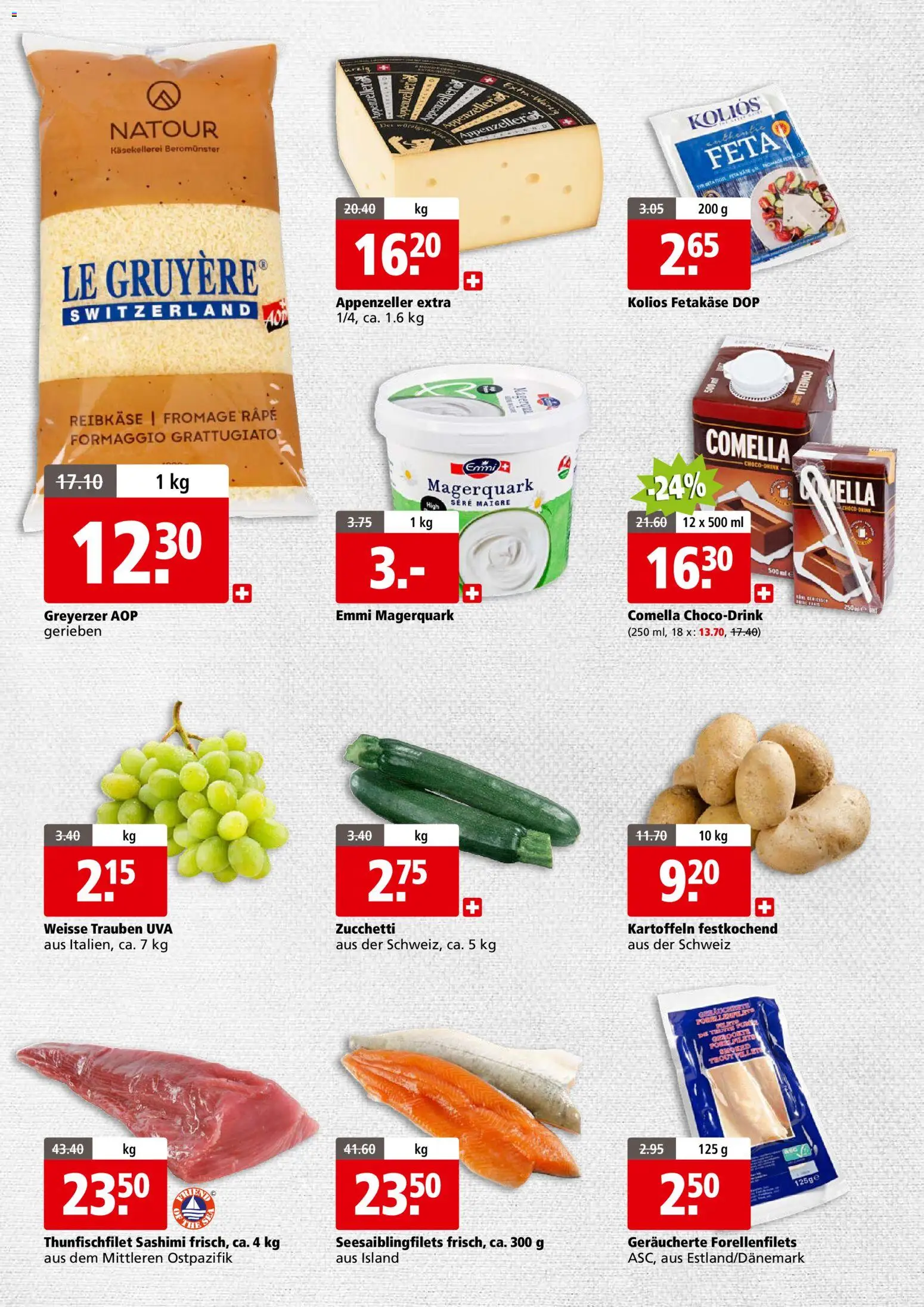 Aligro aktionen Business Schlieren, Gossau SG, Frauenfeld, Rapperswil-Jona, Sargans, Bern – gültig ab 14.09.2026 | Seite: 2 | Produkte: Feta, Kartoffeln