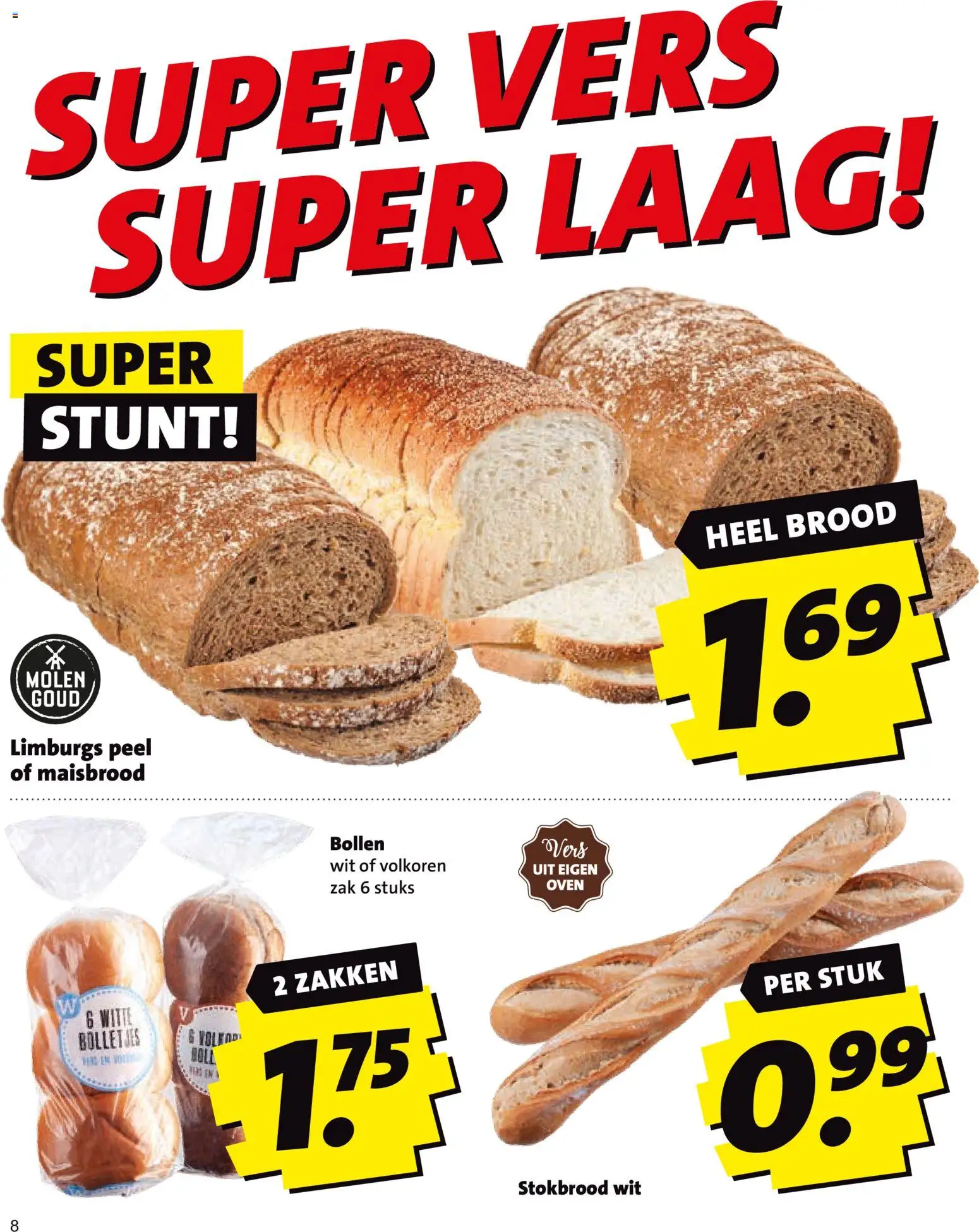 {H1} | Pagina: 8 | Producten: Brood, Zak, Oven, Bolletjes