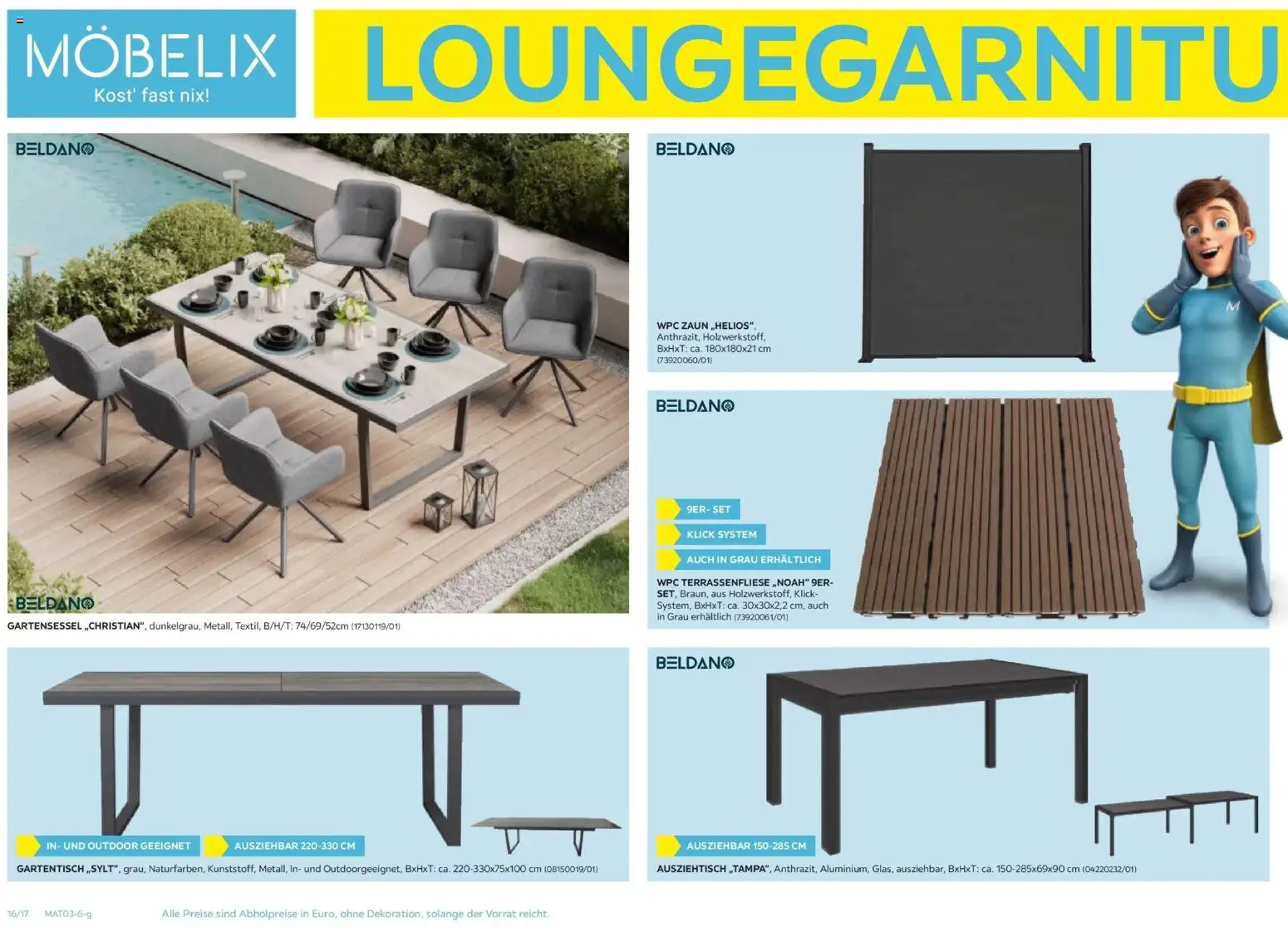 Möbelix Gartenmöbel Mistelbach, Zams, Zell Am See gültig ab 13.04.2026 | Seite: 16