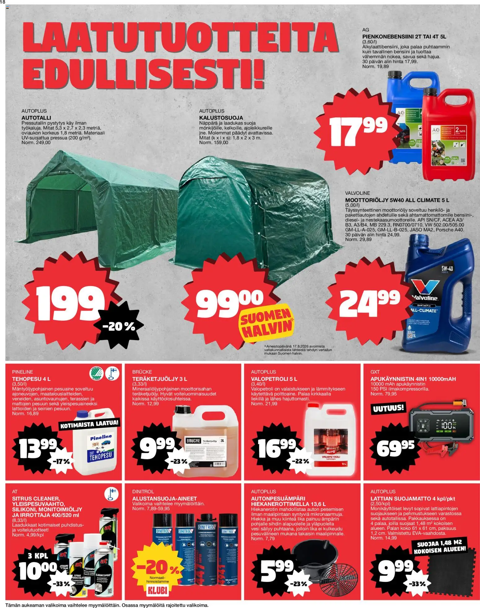 Tokmanni tarjoukset – voimassa 31/08/2026 alkaen | Sivu: 18