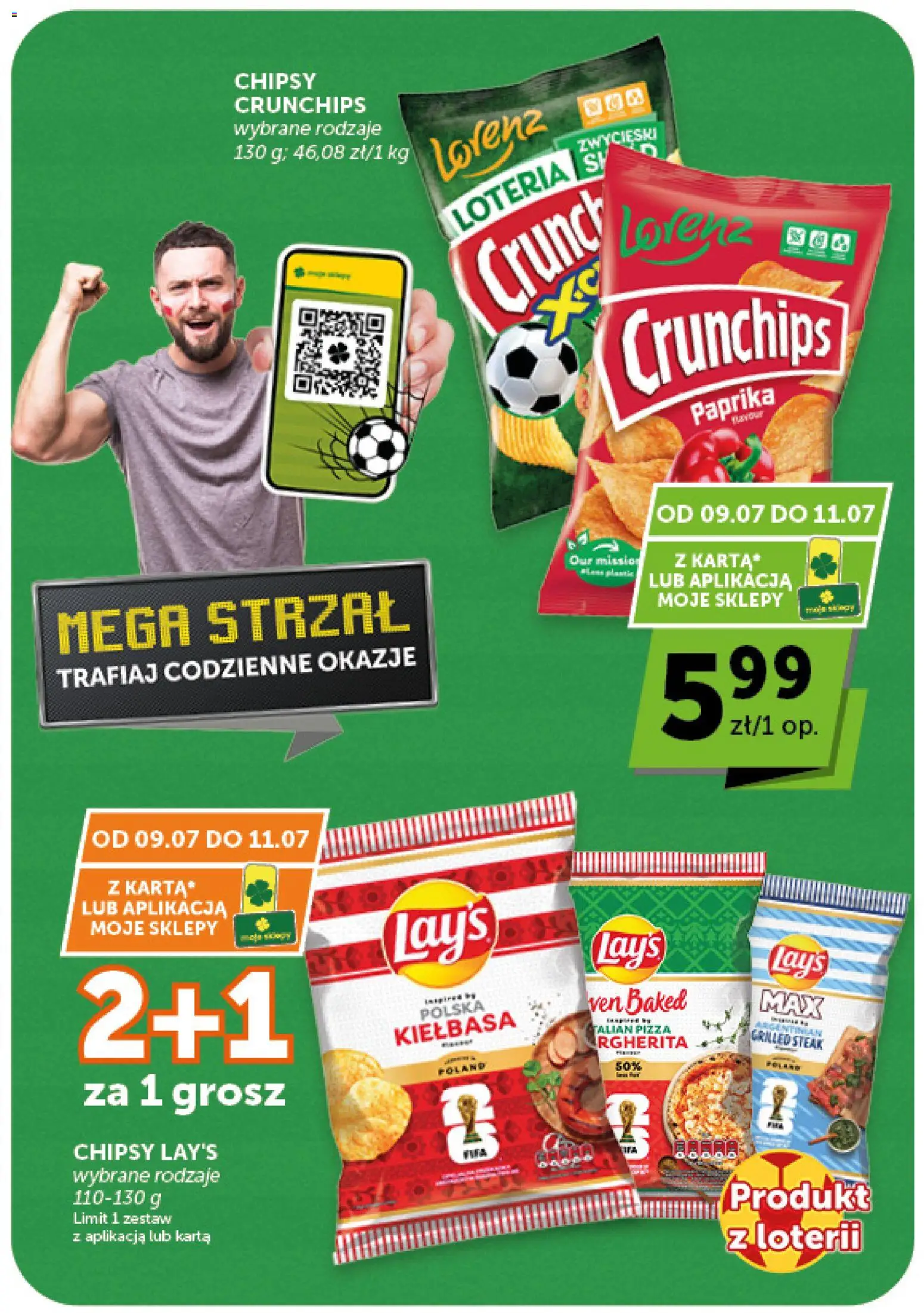 ABC gazetka - Minimarket od 09.07.2026 | Strona: 8 | Produkty: Kiełbasa, Karta, Chipsy, Pizza