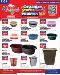 Africa Cash & Carry specials catalogue – valid from 31/07/2026