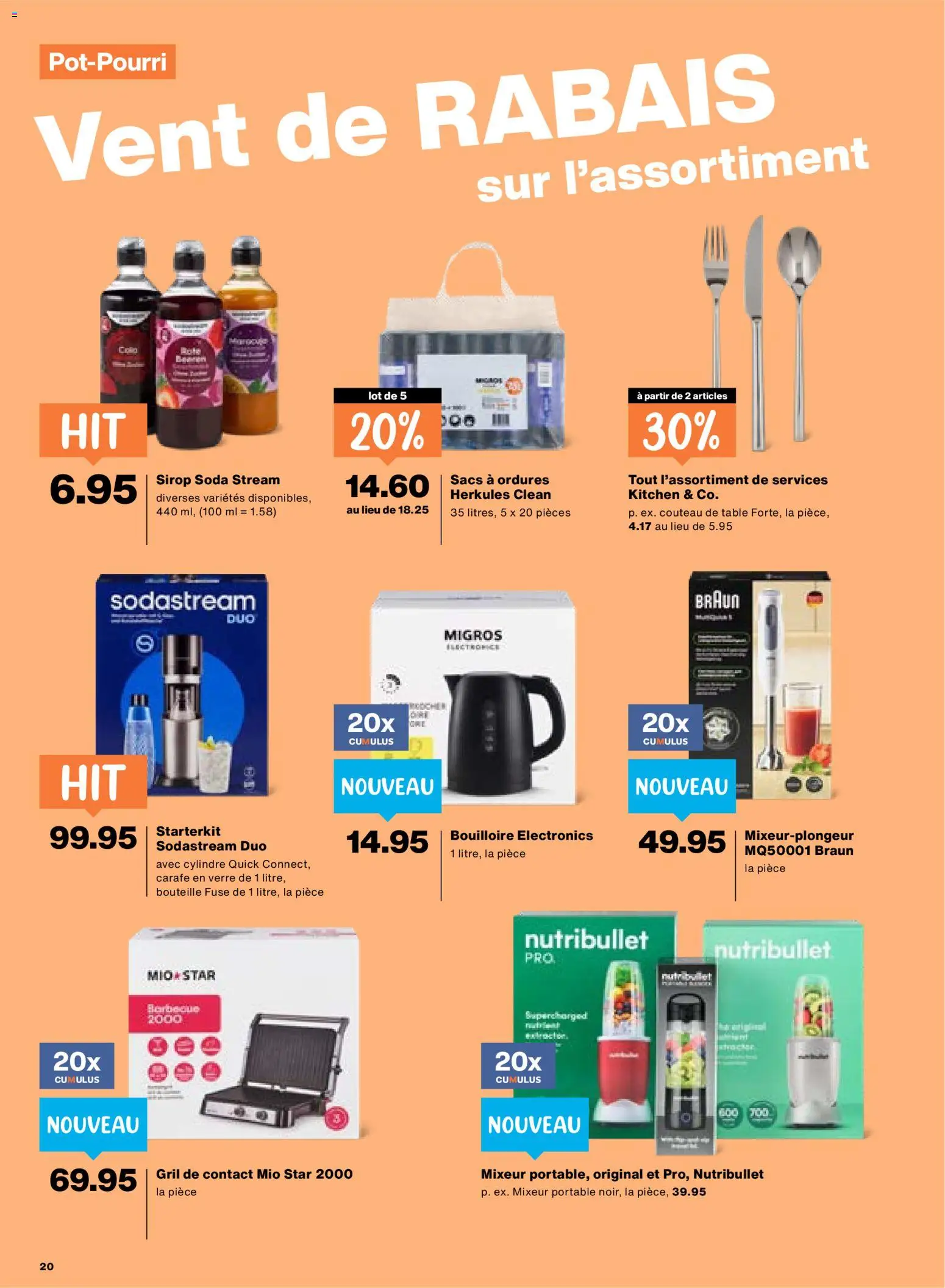 Migros aktionen FR – gültig ab 08.10.2026 | Seite: 20 | Produkte: Grill