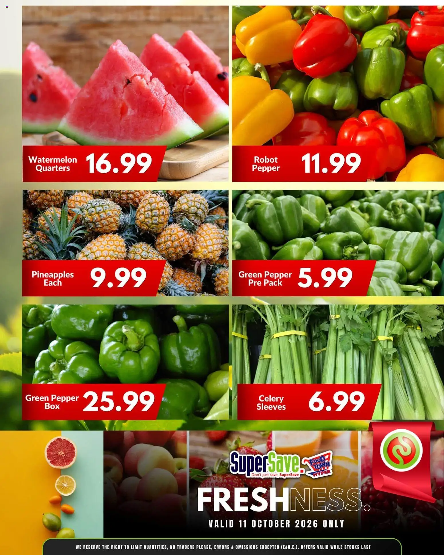 New Super Save catalogue – valid from 11/10/2026 | Page: 10 | Products: Celery, Pepper