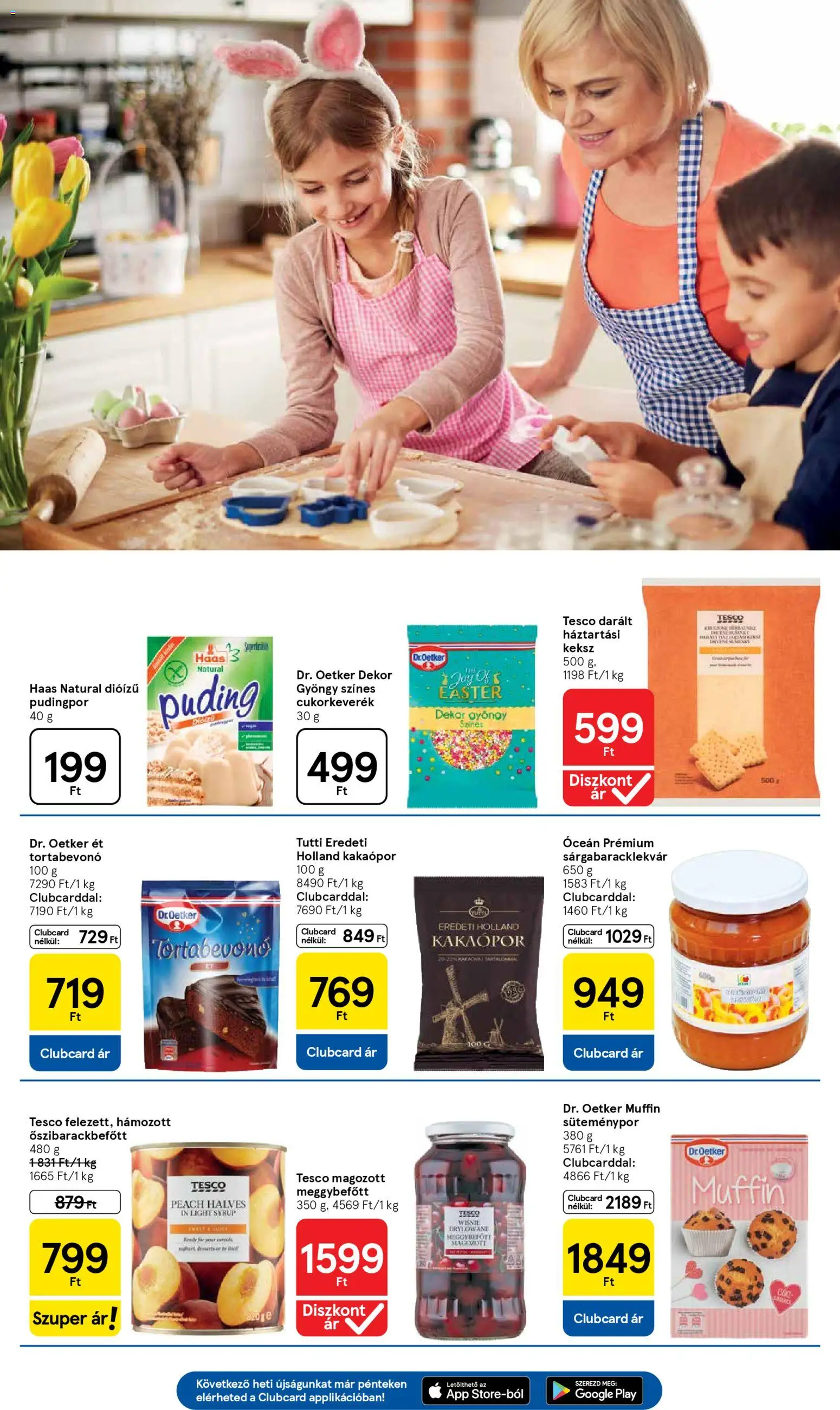 Tesco akciós ujság - amely érvényes a következő dátumtól: 2026.03.31. | Oldal: 11 | Termékek: Pudingpor, Muffin, Meggybefőtt, Kakaópor