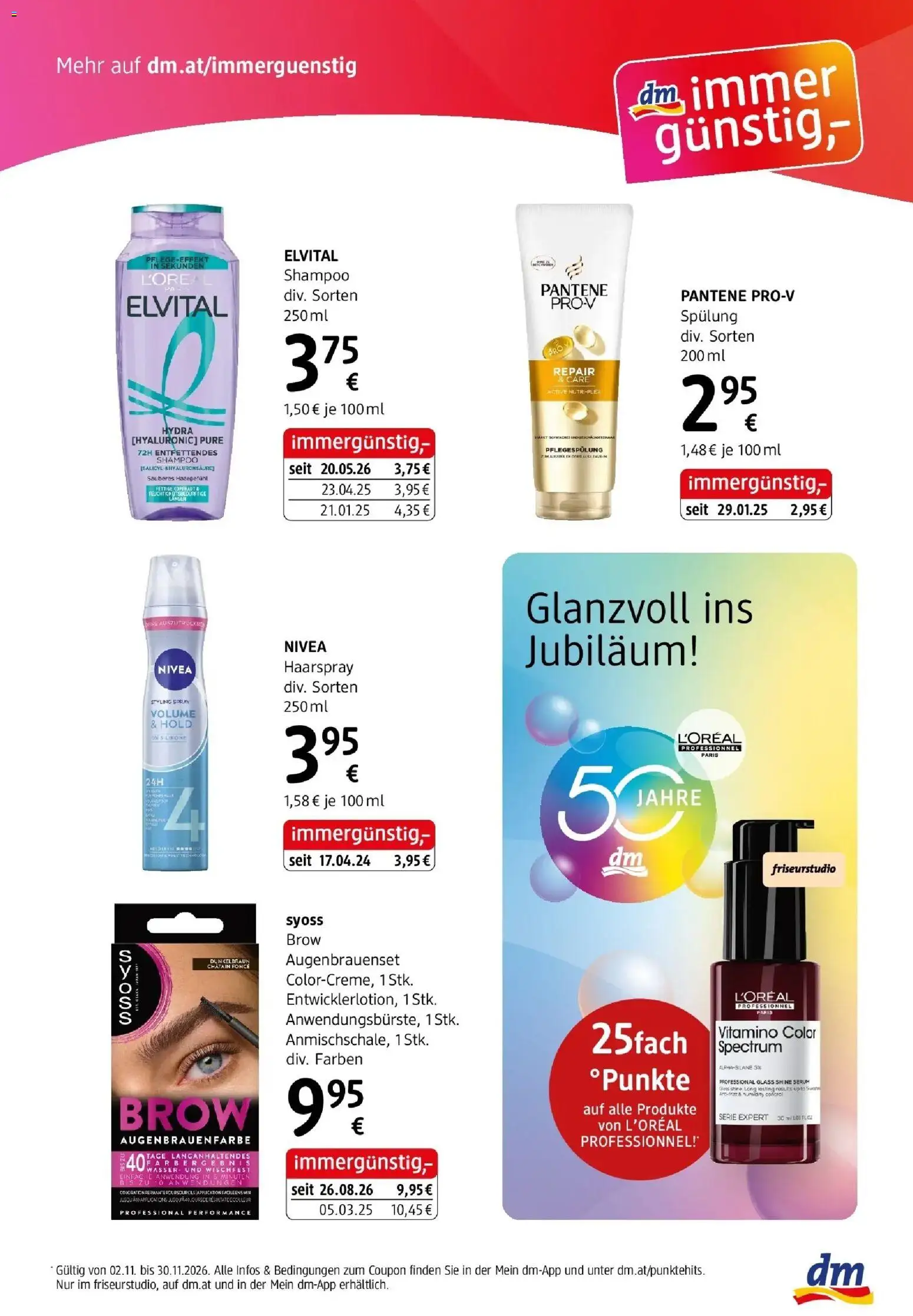dm drogerie markt Flugblatt  / 2026 von 29.10.2026 - Aktuelle Angebote | Seite: 2 | Produkte: Rock, Wasser, Shampoo, Spülung